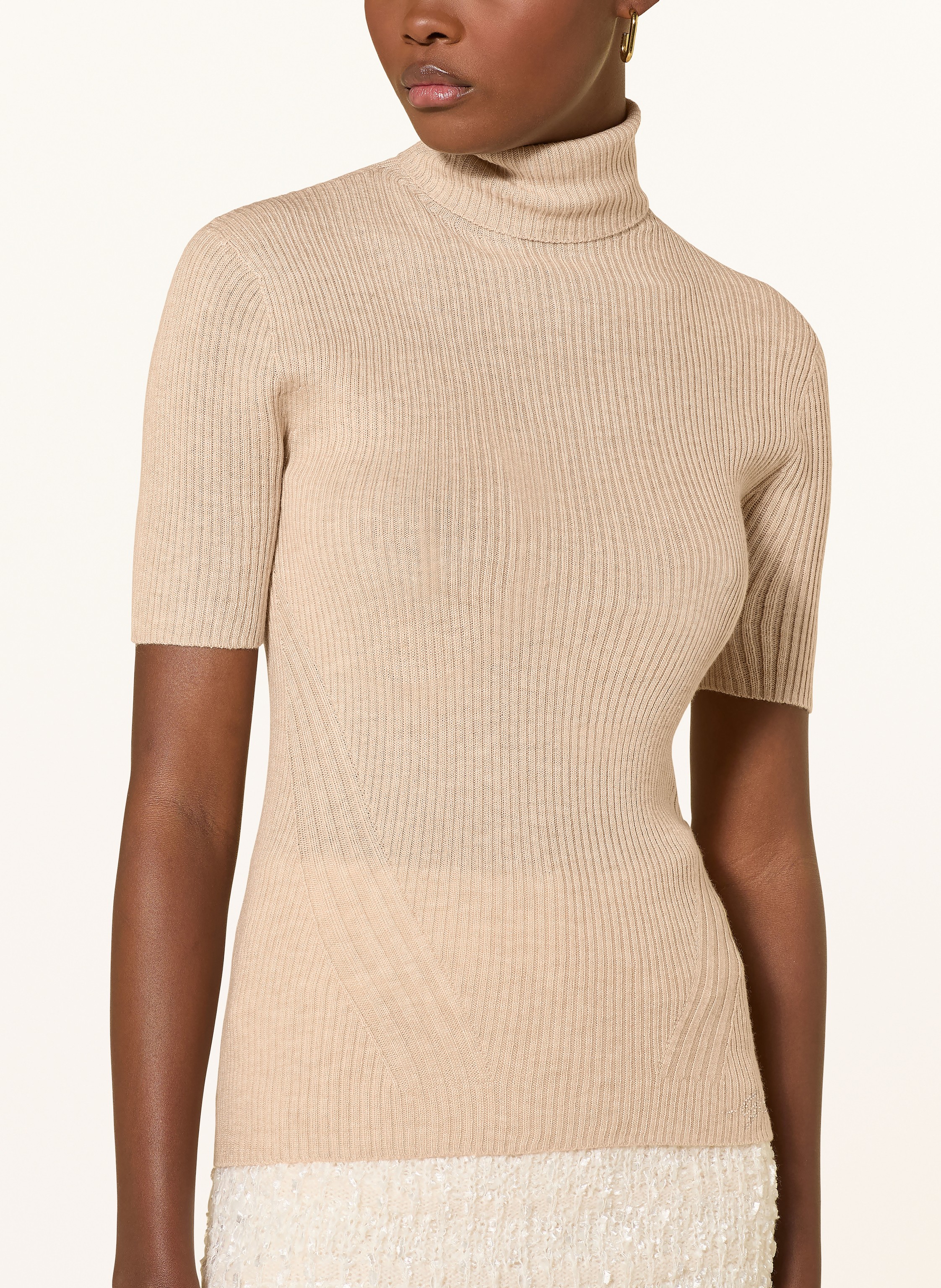 Thumbnail - Guess Rollkragenshirt beige