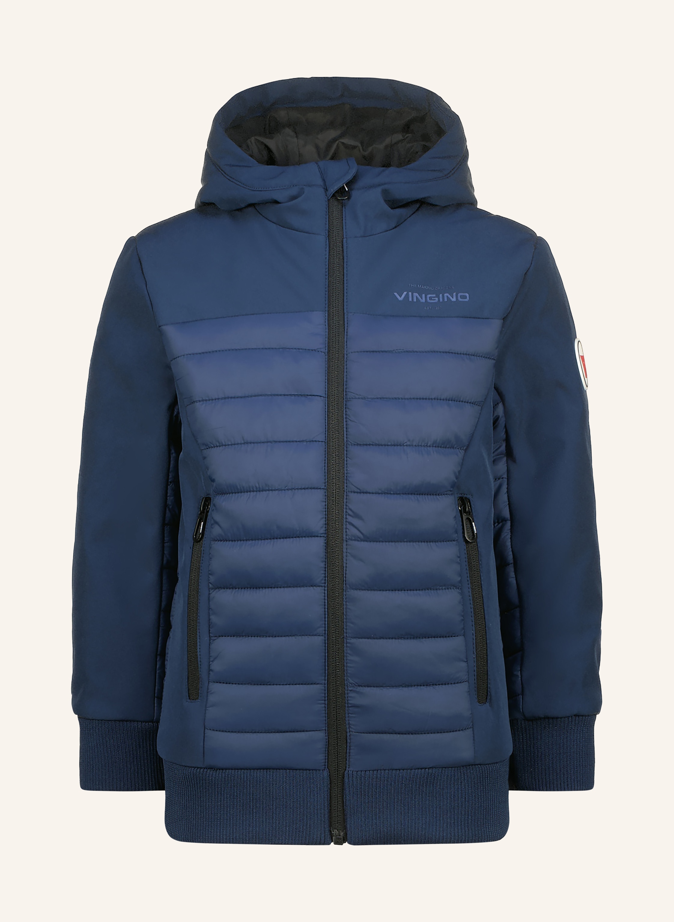 Vingino Steppjacke Teffer Im Materialmix blau