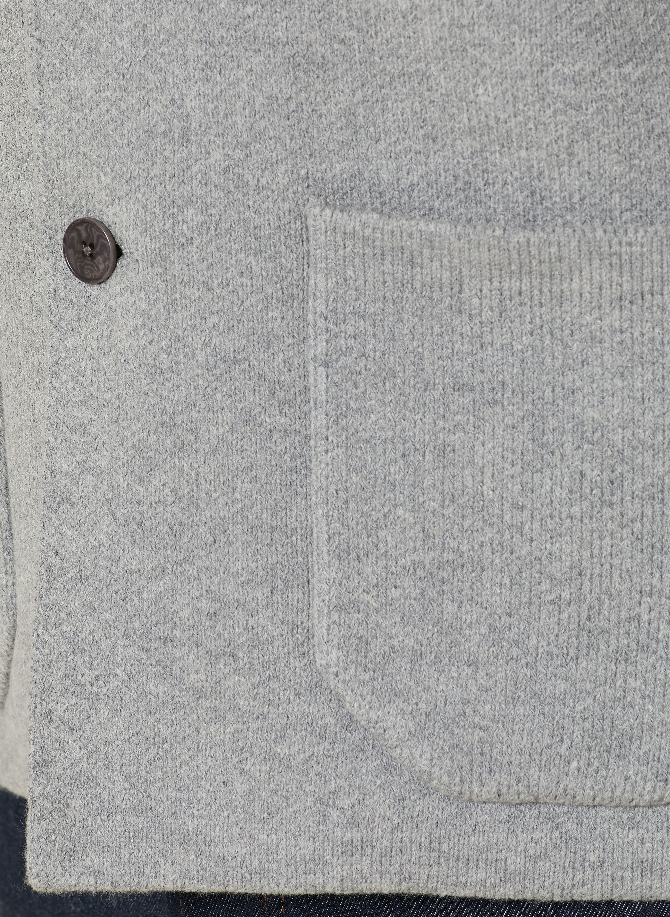 Thumbnail - Drykorn Stricksakko Timmino Regular Fit grau