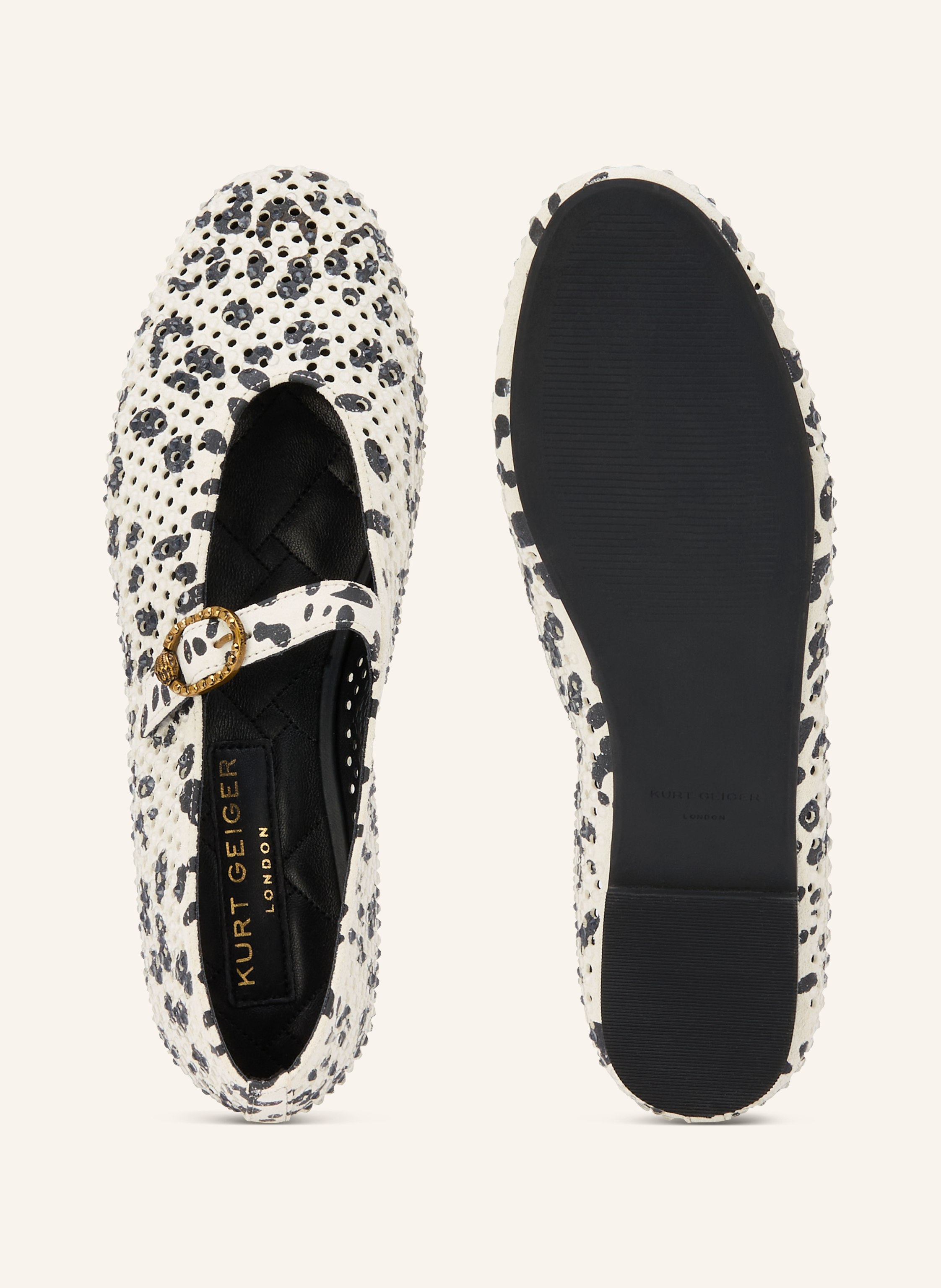 Thumbnail - Kurt Geiger Ballerinas Mayfair Mit Schmucksteinen schwarz