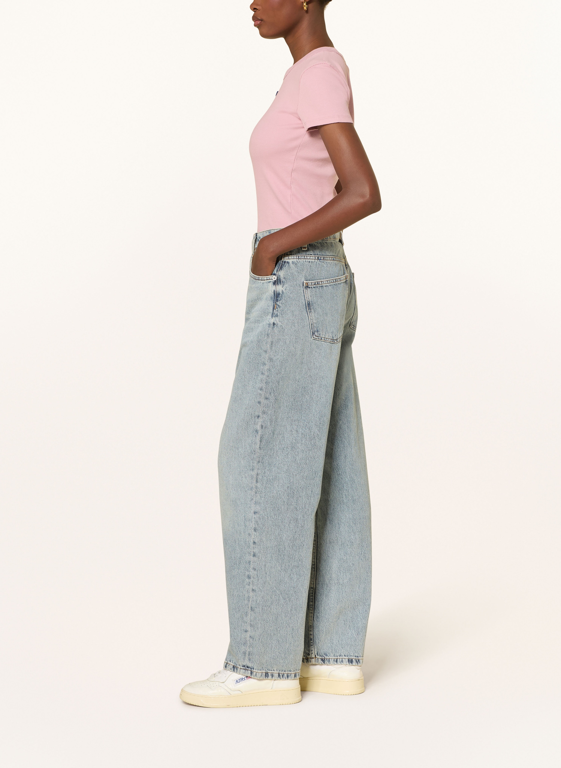 Thumbnail - Hugo Wide Leg Jeans Leni blau