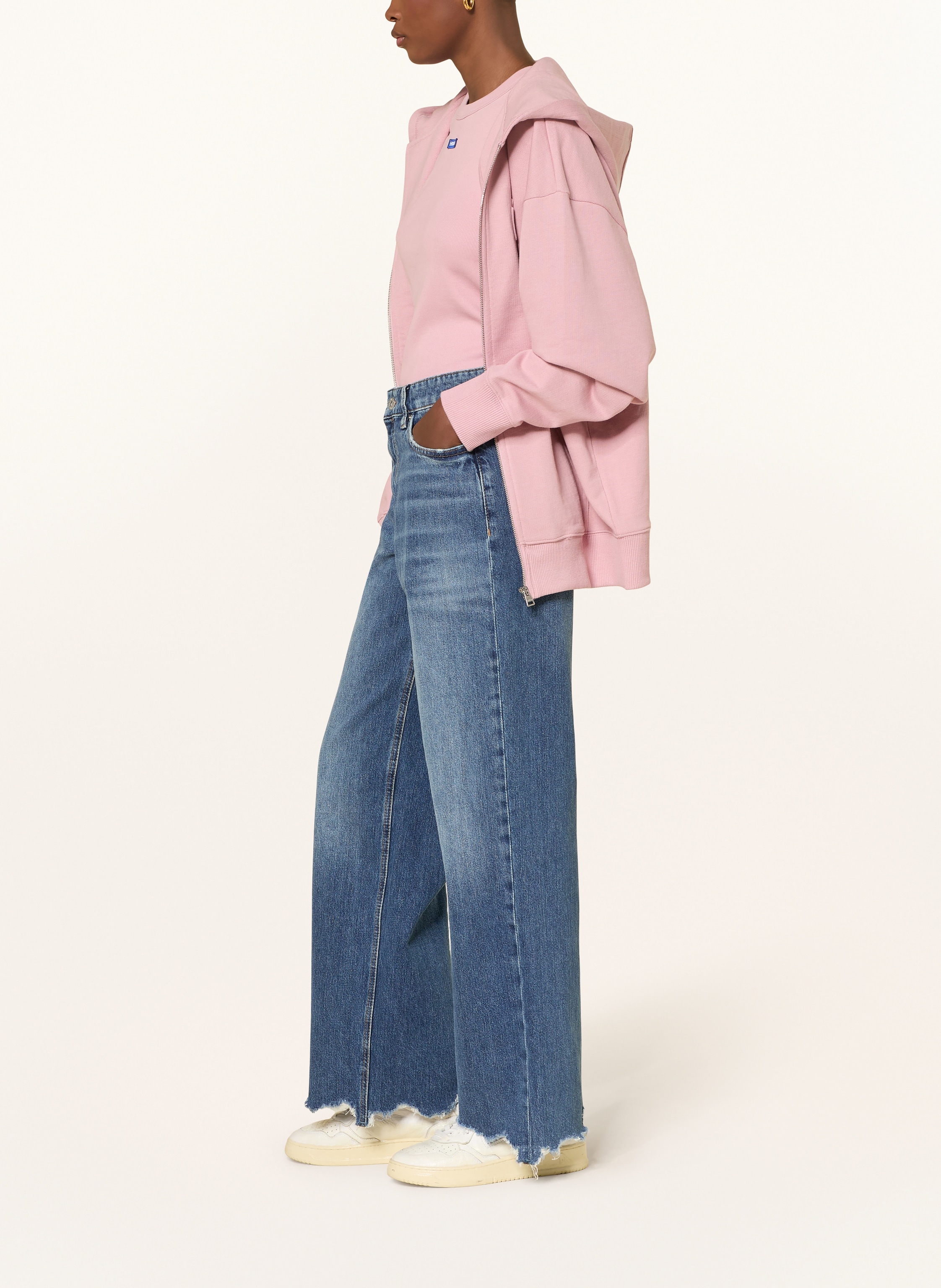 Thumbnail - Hugo Wide Leg Jeans Gamala blau