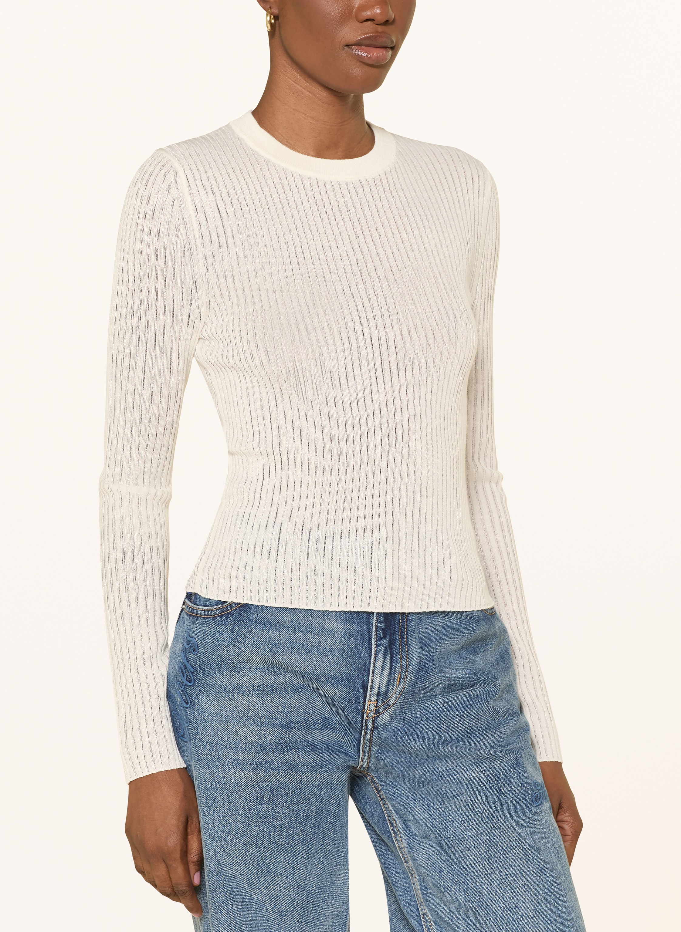 Thumbnail - Hugo Longsleeve Somya beige