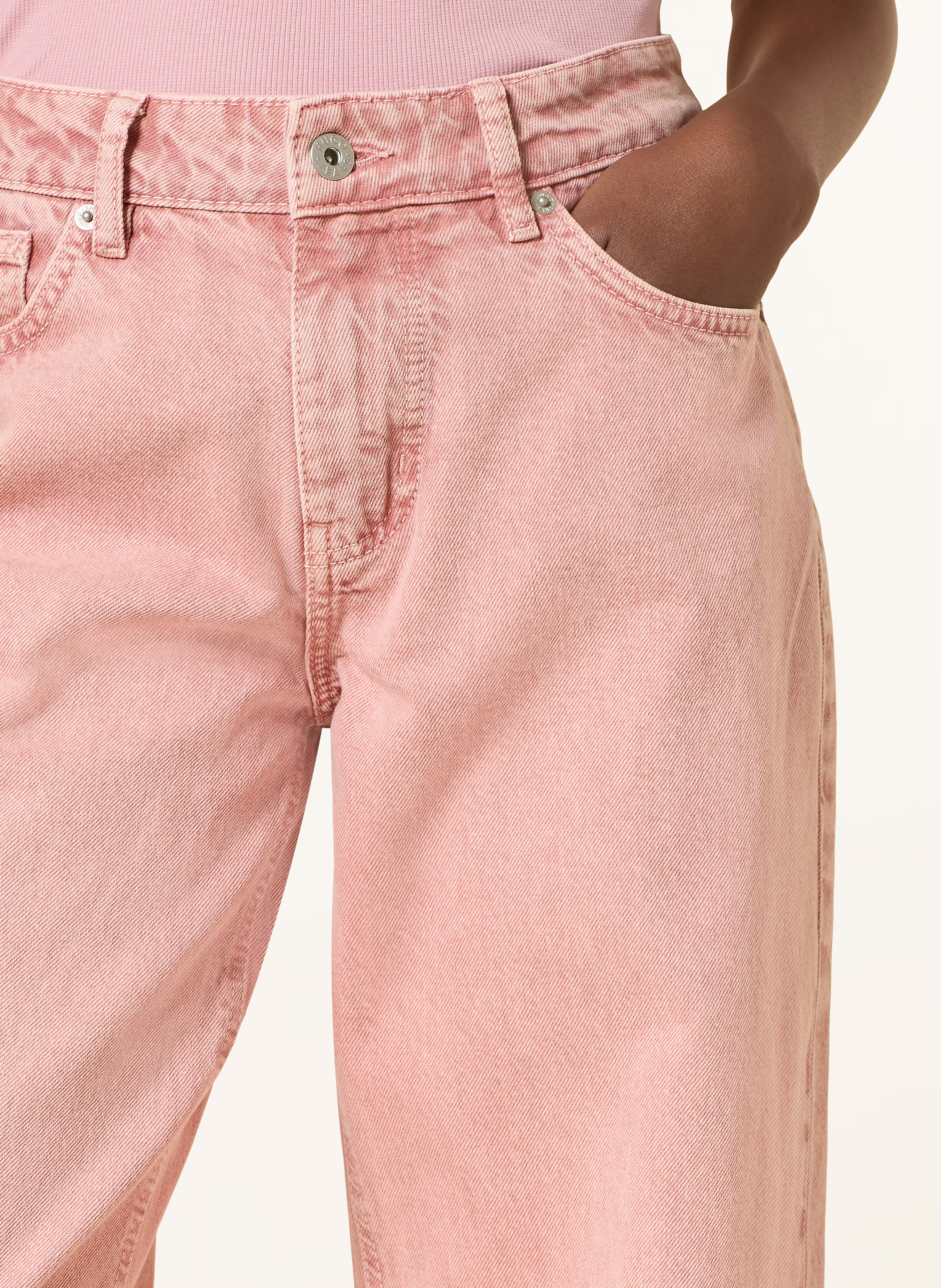 Thumbnail - Hugo Wide Leg Jeans Gamala rosa