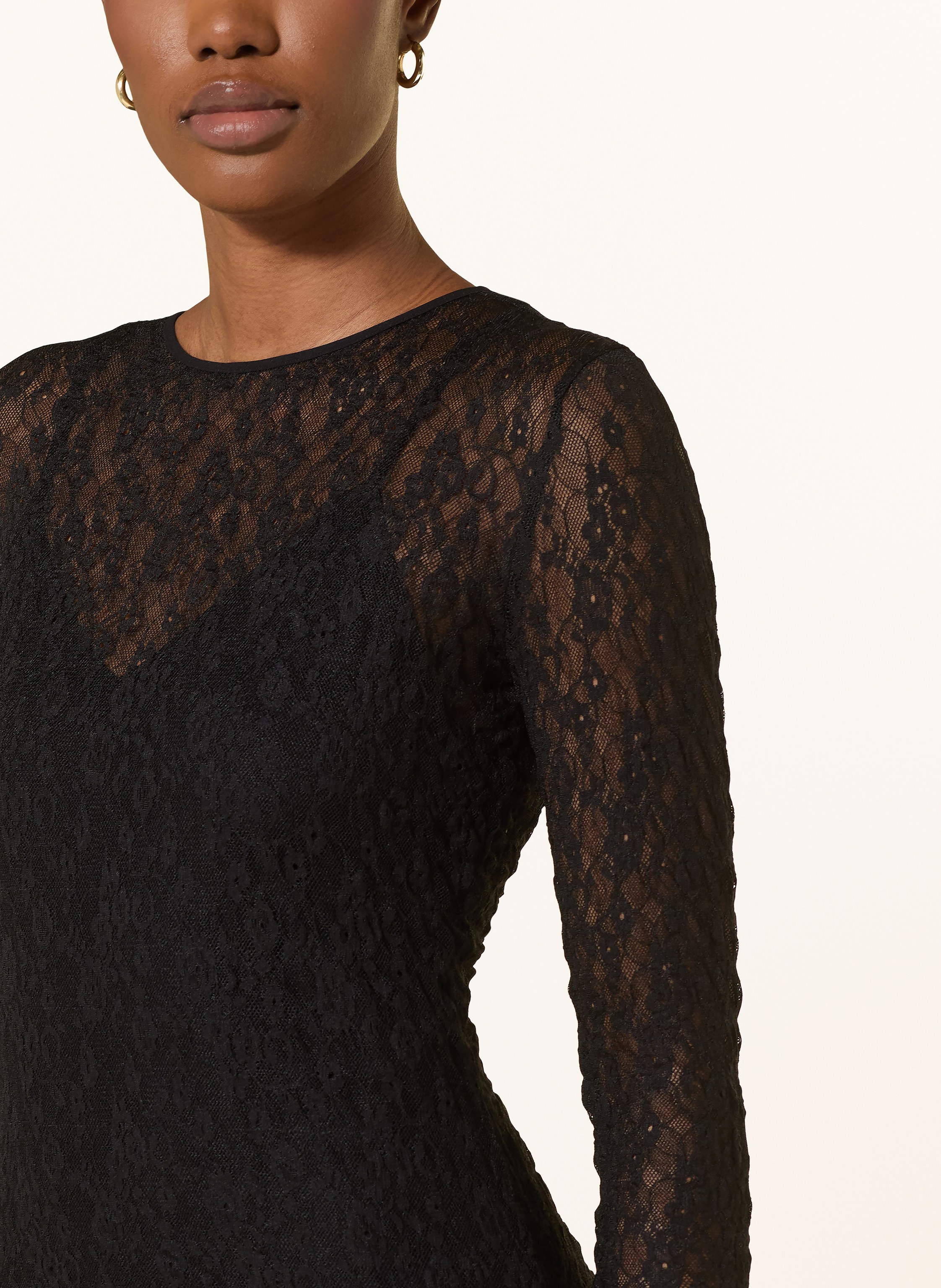 Thumbnail - Hugo Spitzenkleid Nulietta schwarz