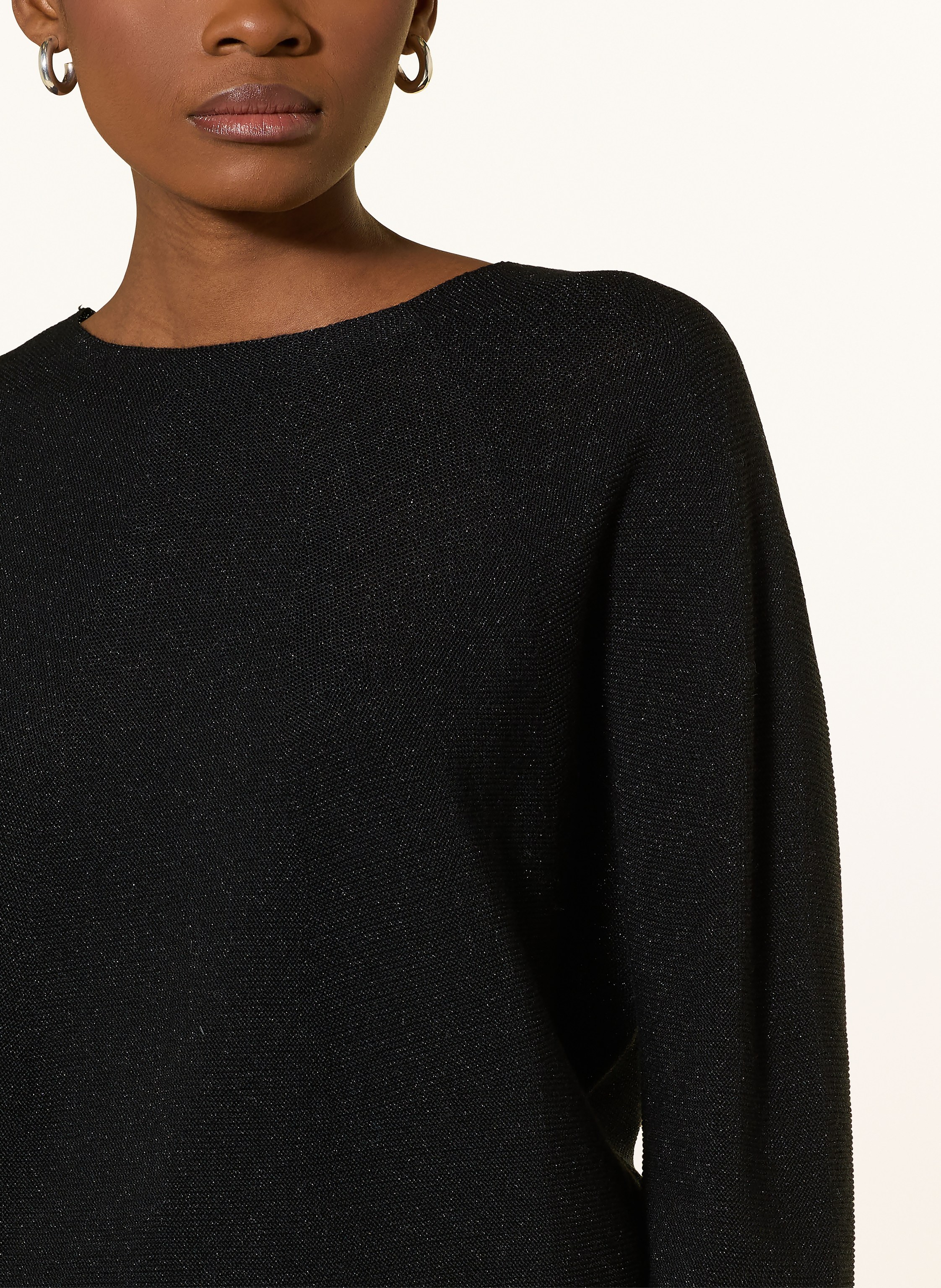 Thumbnail - Rich & Royal Pullover Mit Glitzergarn schwarz