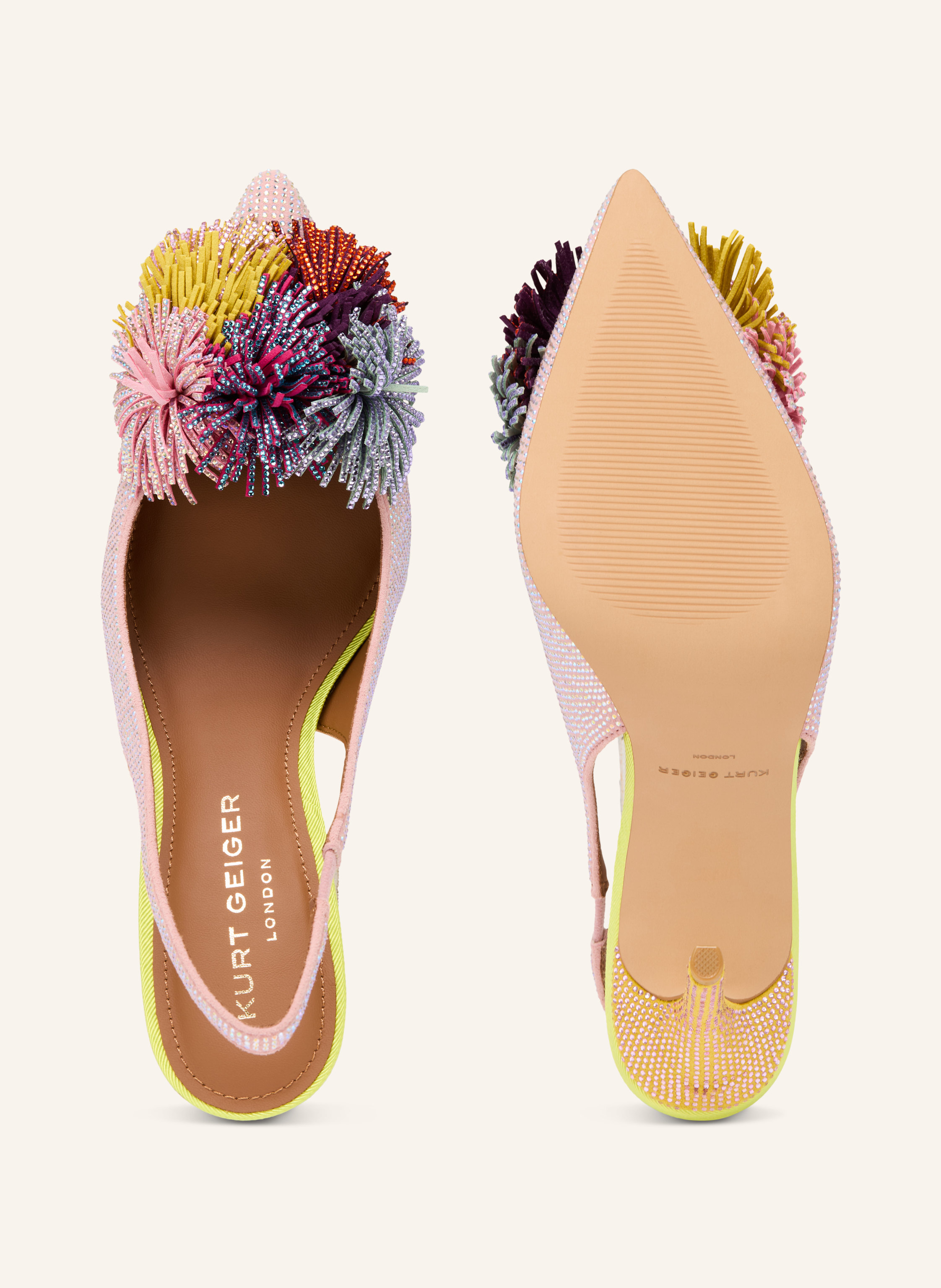 Thumbnail - Kurt Geiger Slingpumps rosa