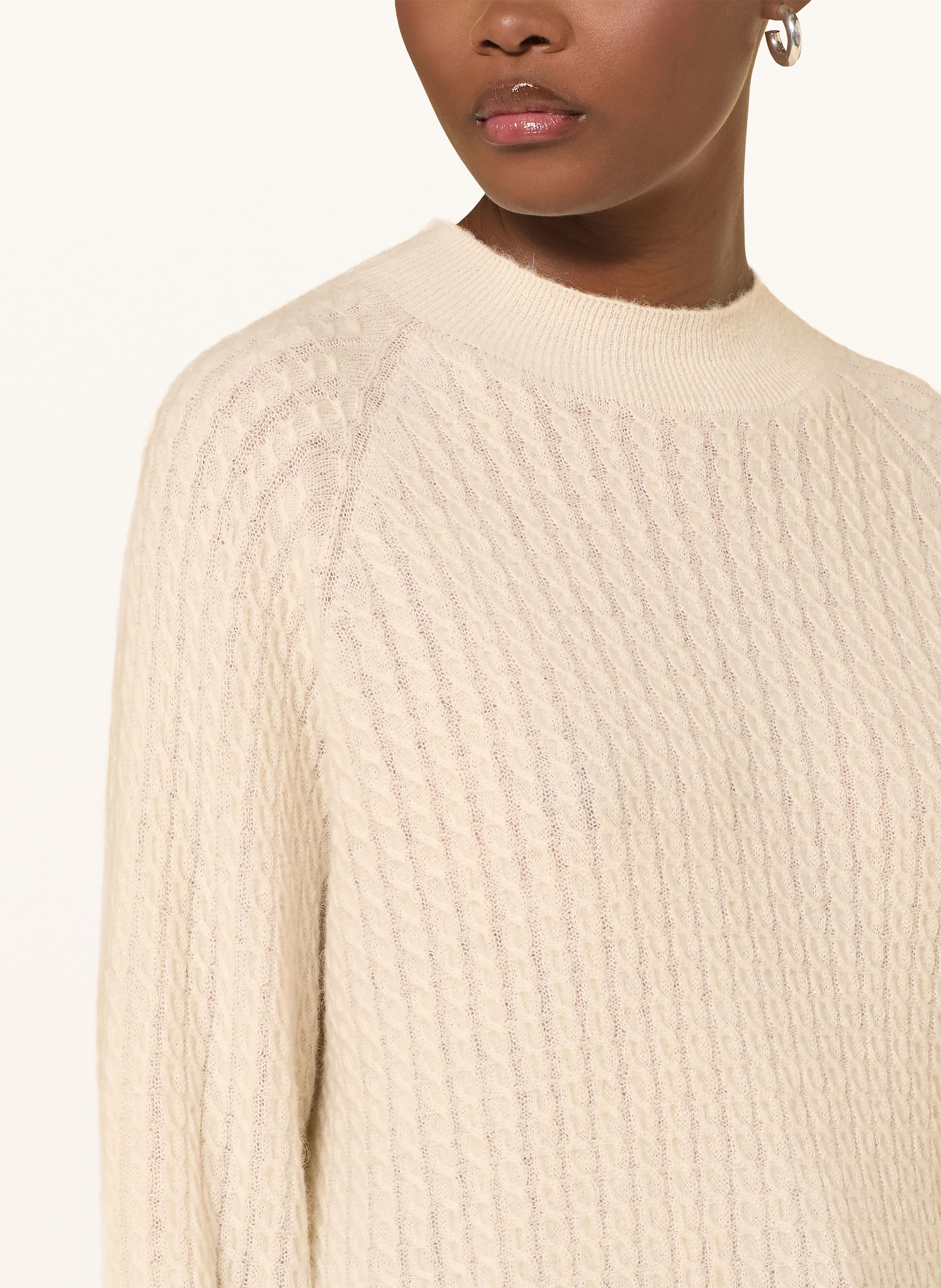 Thumbnail - Drykorn Pullover Larelya Mit Alpaka weiss