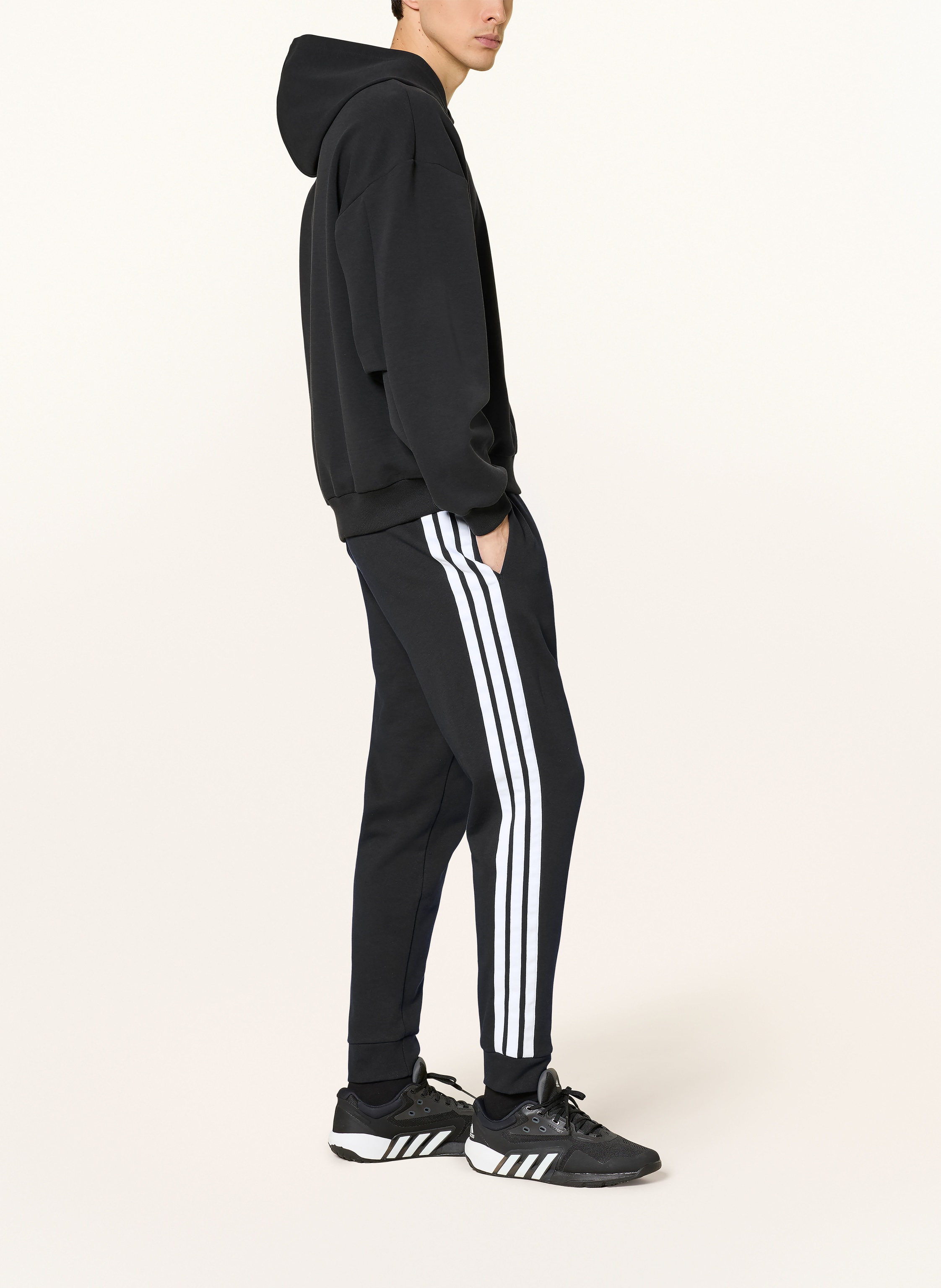 Thumbnail - Adidas Hoodie Soft Lux schwarz