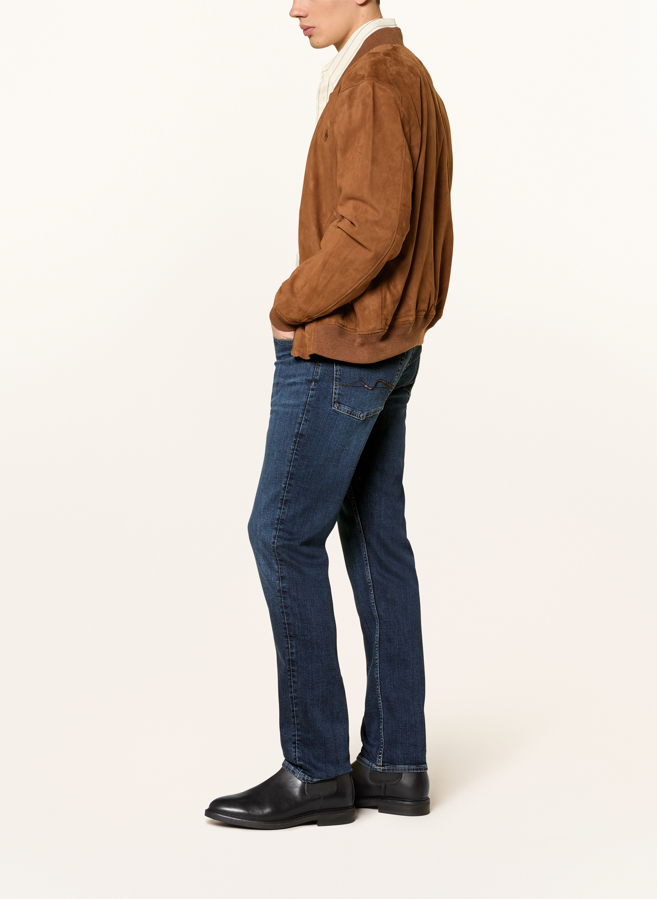 Thumbnail - 7 For All Mankind Jeans Slimmy Mirror Slim Fit blau