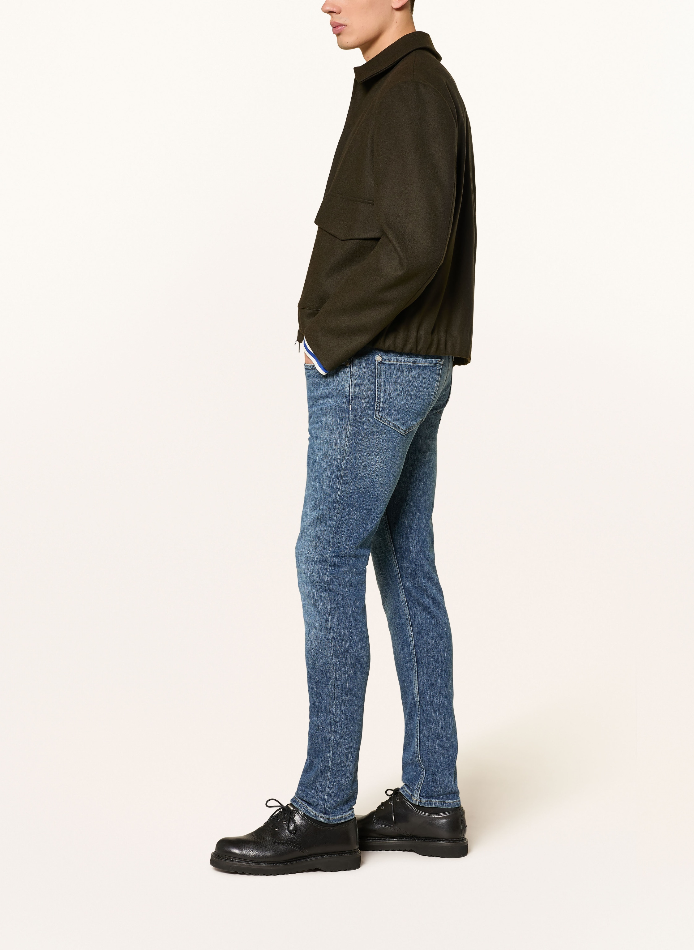 Thumbnail - 7 For All Mankind Jeans Slimmy Tapered Skinny Fit blau