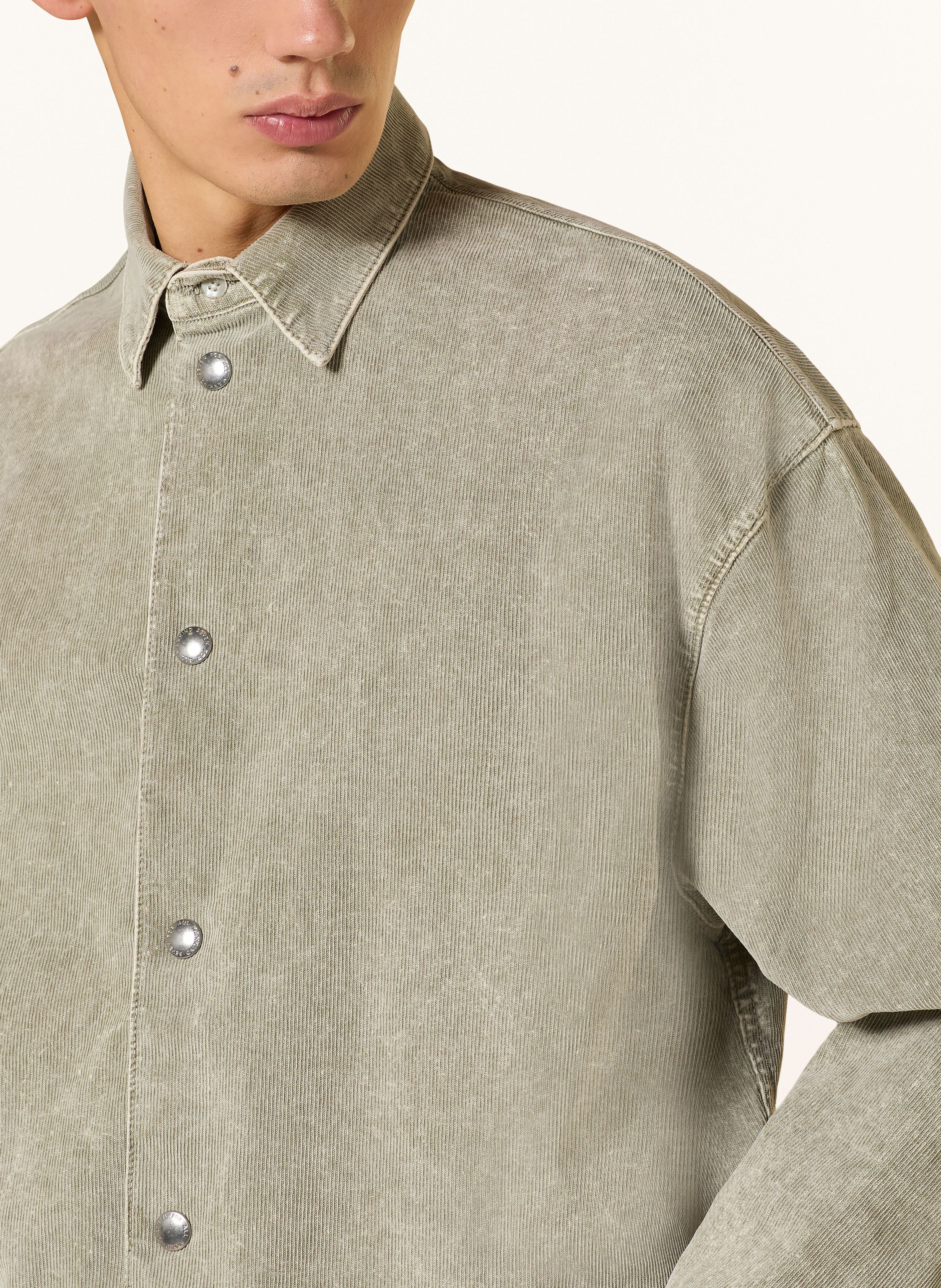 Thumbnail - 7 For All Mankind Cord-Overjacket Clover gruen