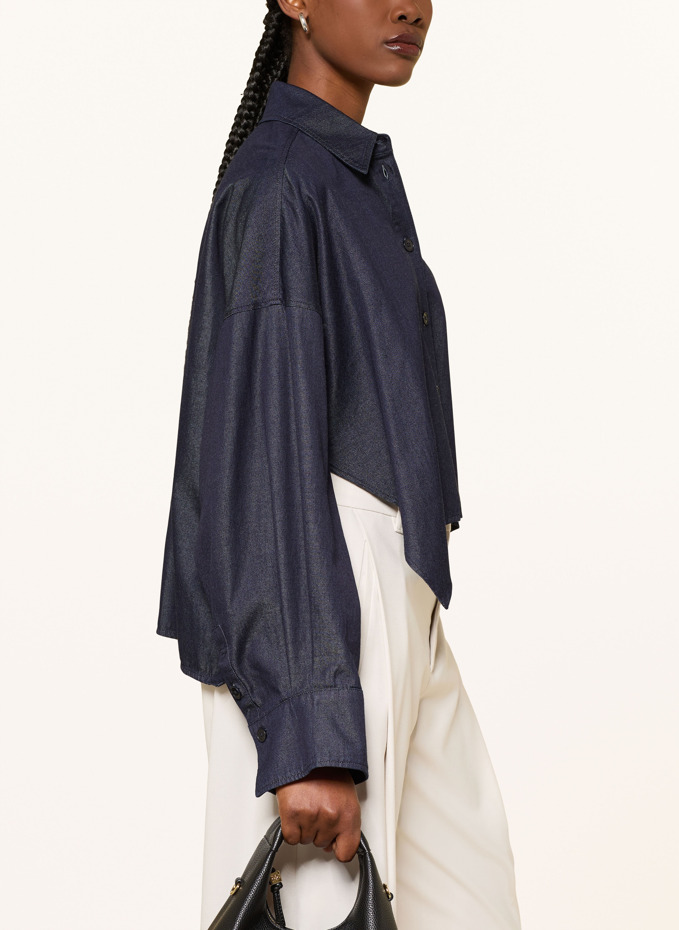 Thumbnail - Drykorn Jeansbluse Oshia blau