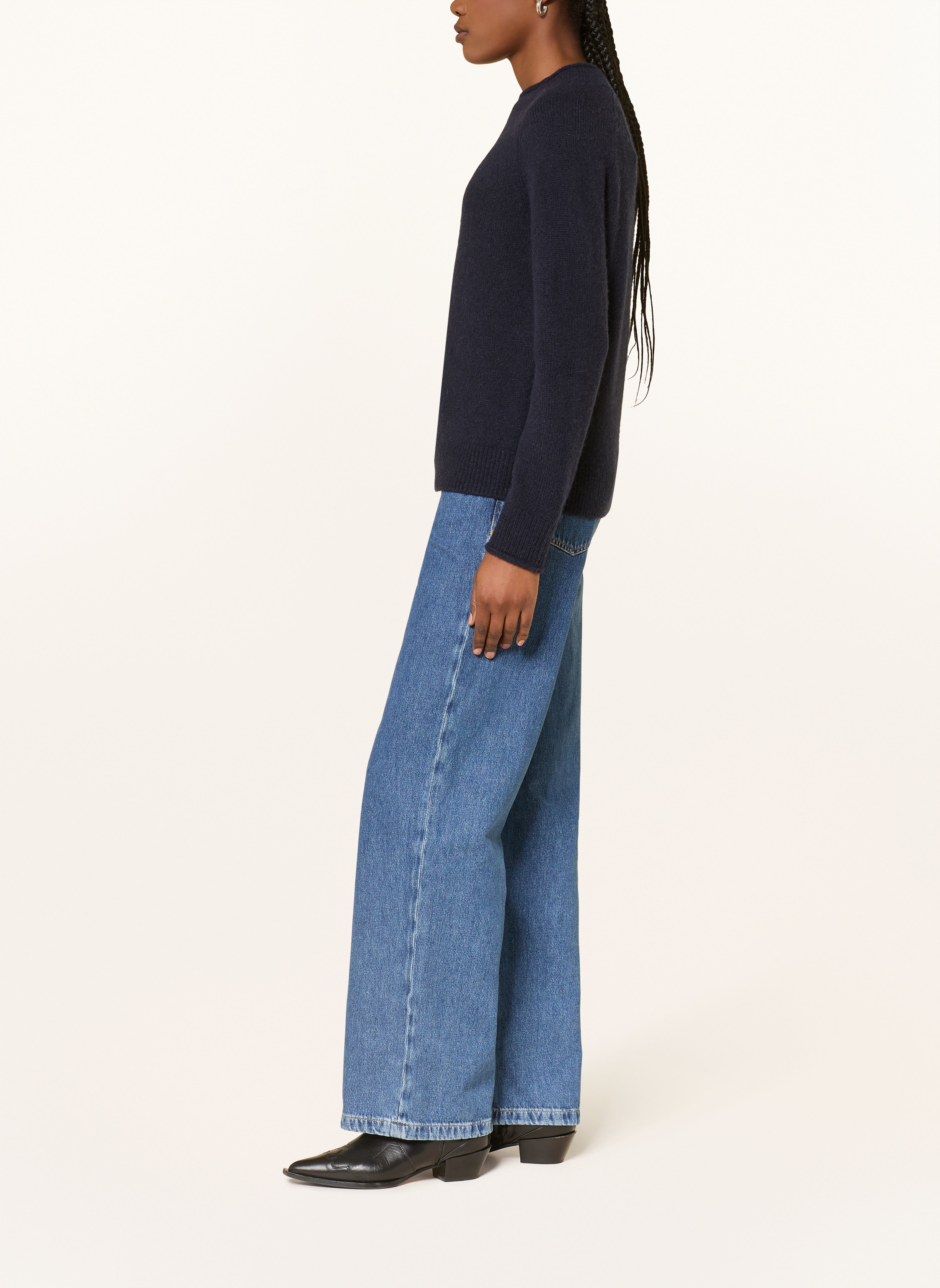 Thumbnail - Boss Wide Leg Jeans blau