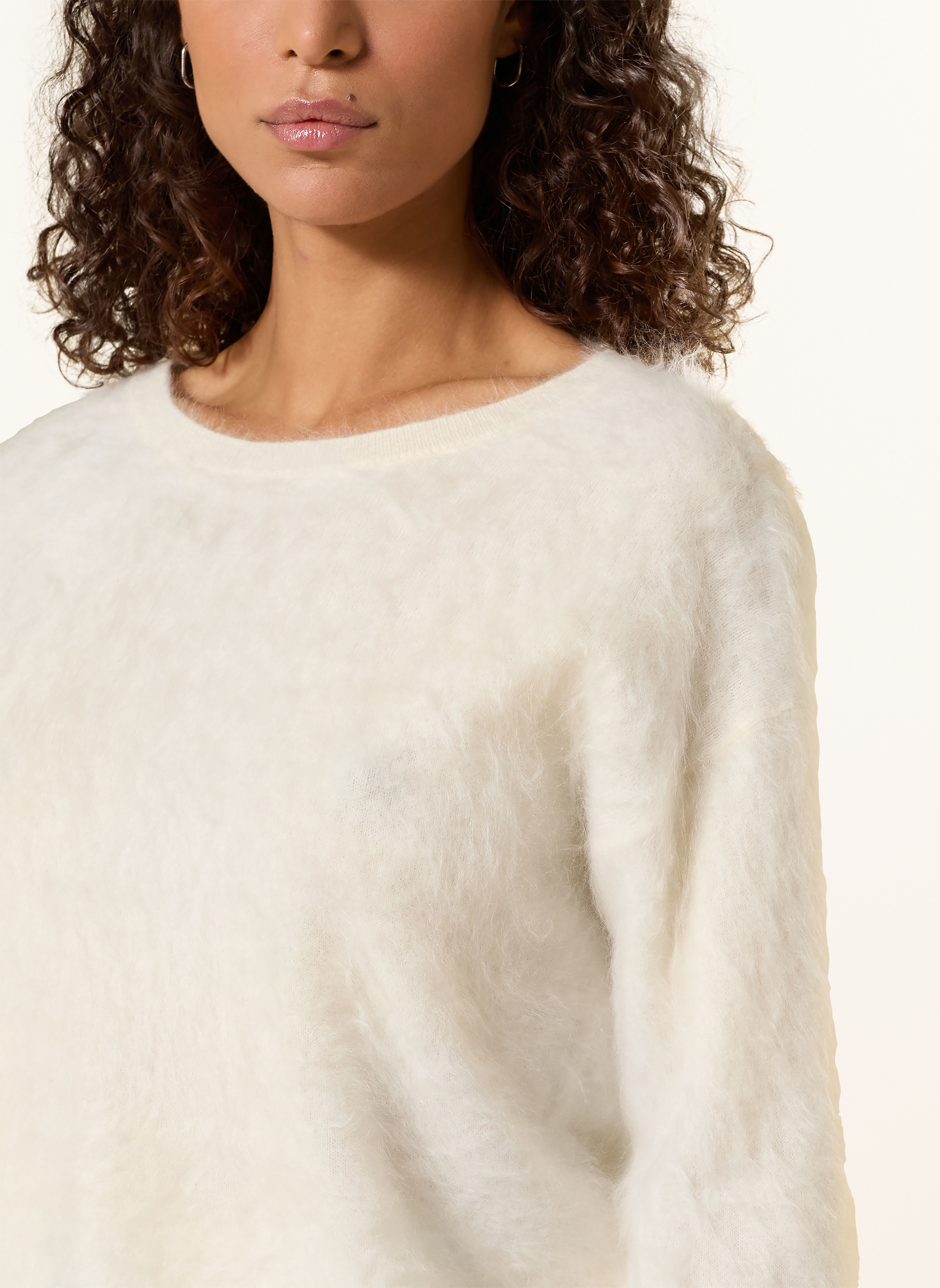Thumbnail - Darling Harbour Cashmere-Pullover Mit 3/4-Arm weiss
