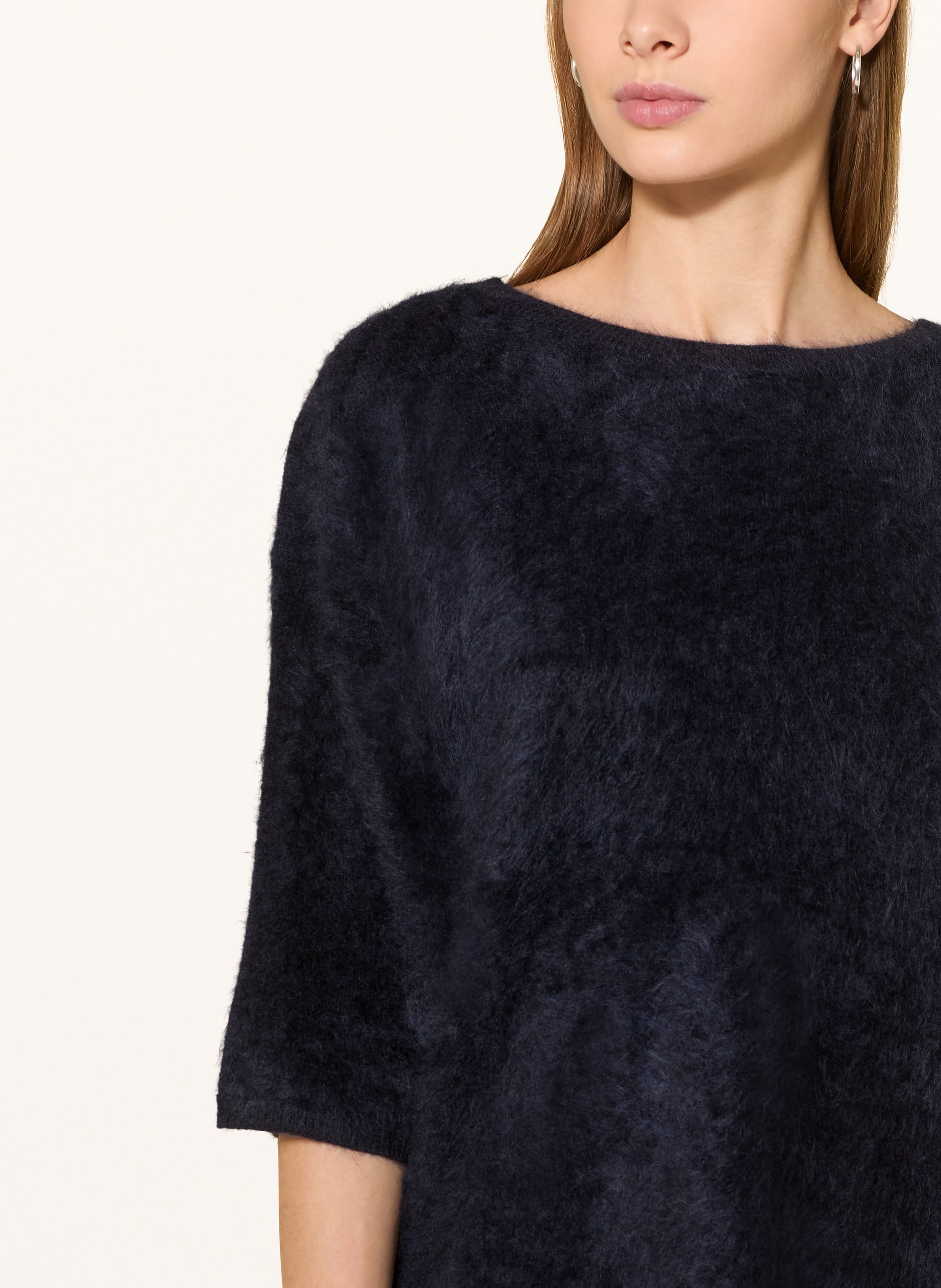 Thumbnail - Darling Harbour Cashmere-Pullover Mit 3/4-Arm blau