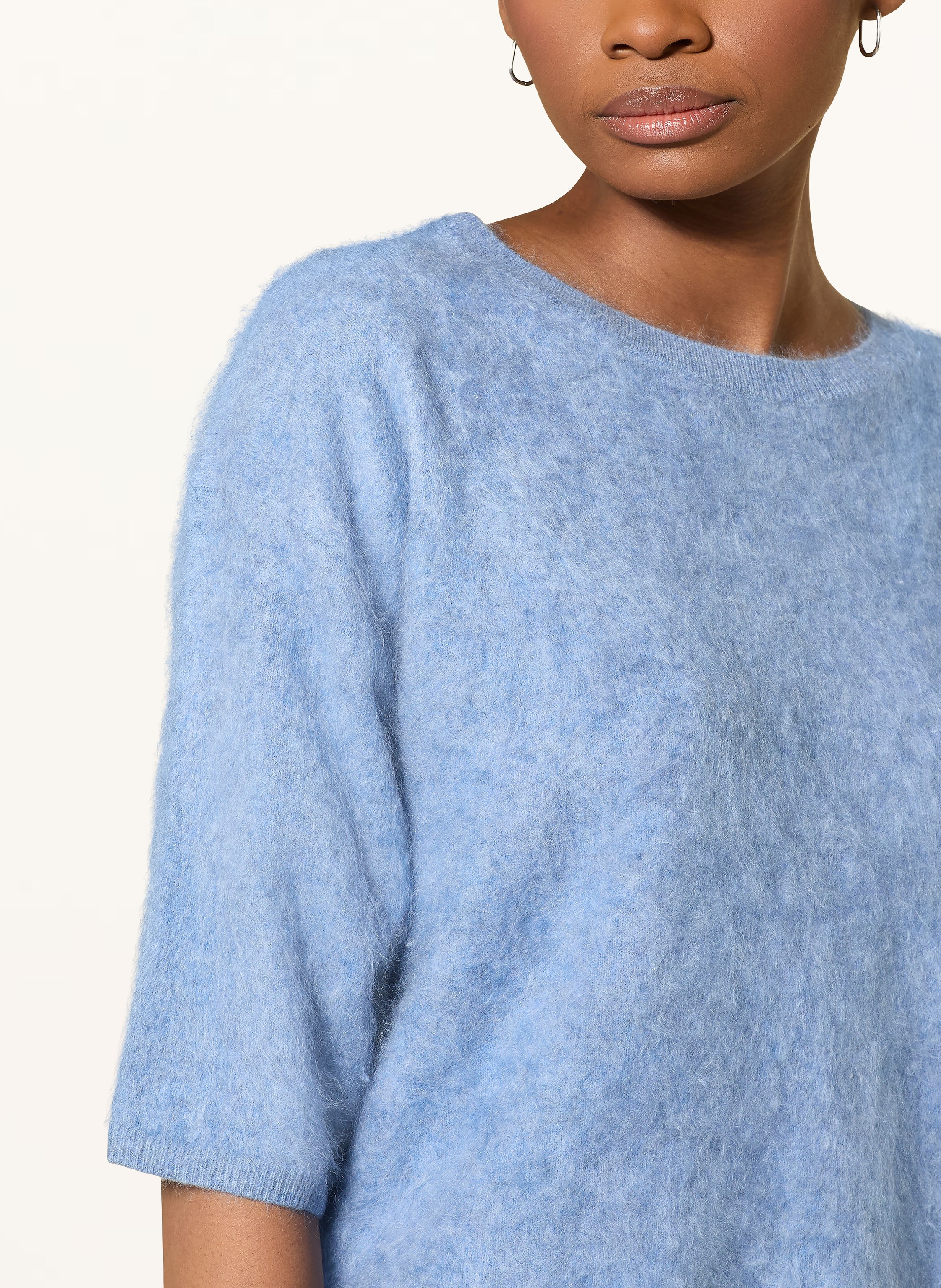 Thumbnail - Darling Harbour Cashmere-Pullover Mit 3/4-Arm blau