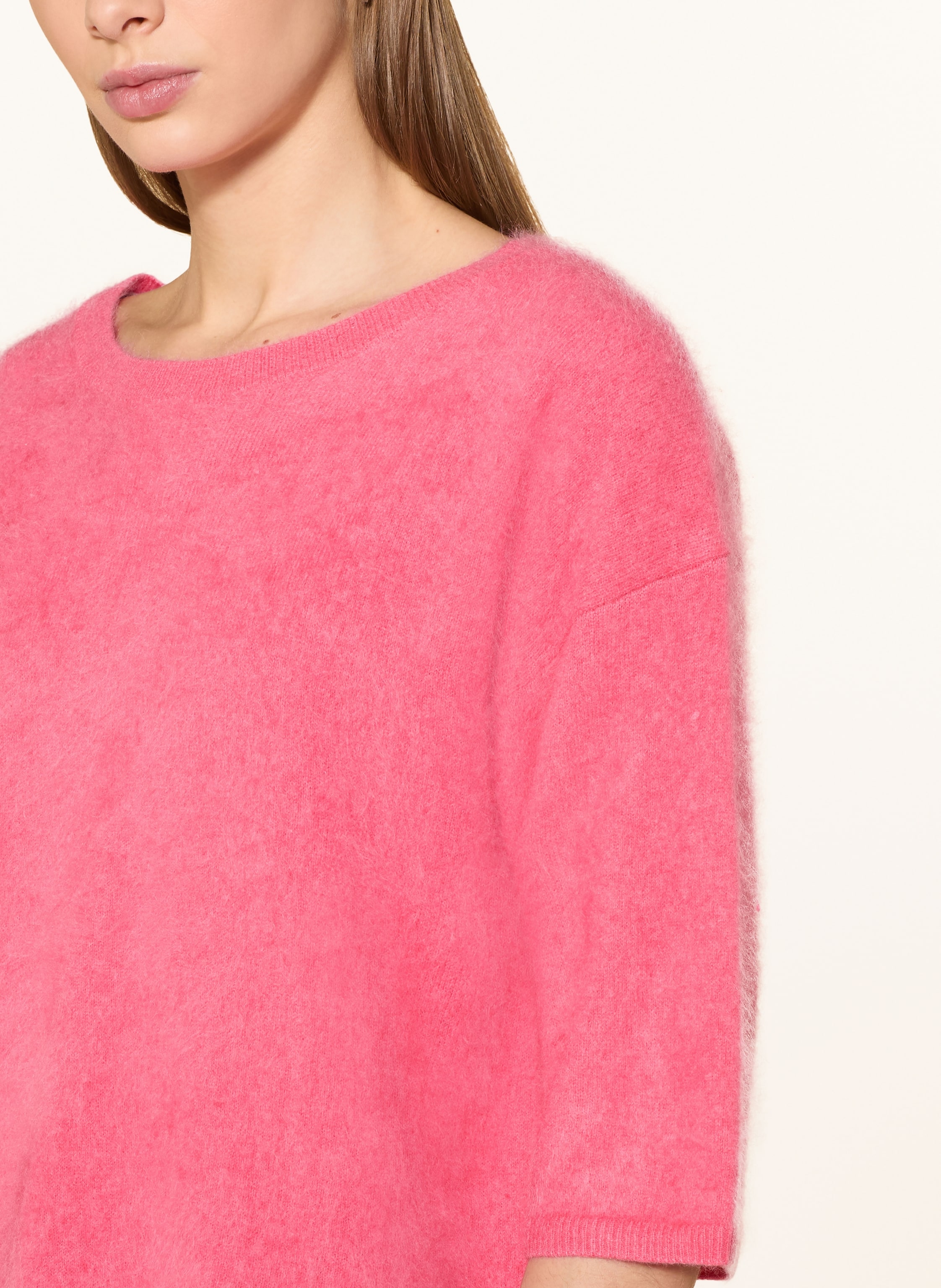 Thumbnail - Darling Harbour Cashmere-Pullover Mit 3/4-Arm rot