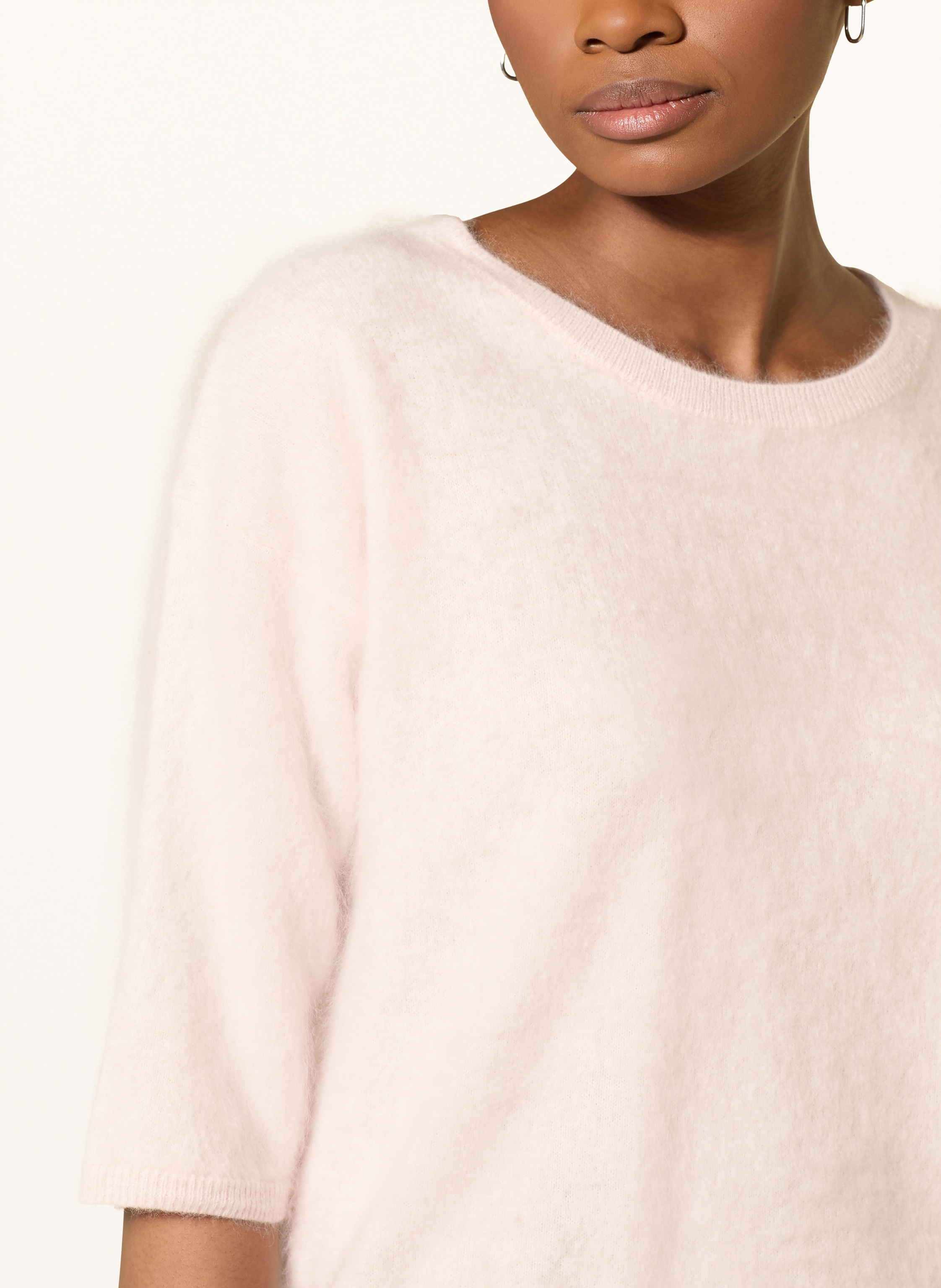 Thumbnail - Darling Harbour Cashmere-Pullover Mit 3/4-Arm rosa