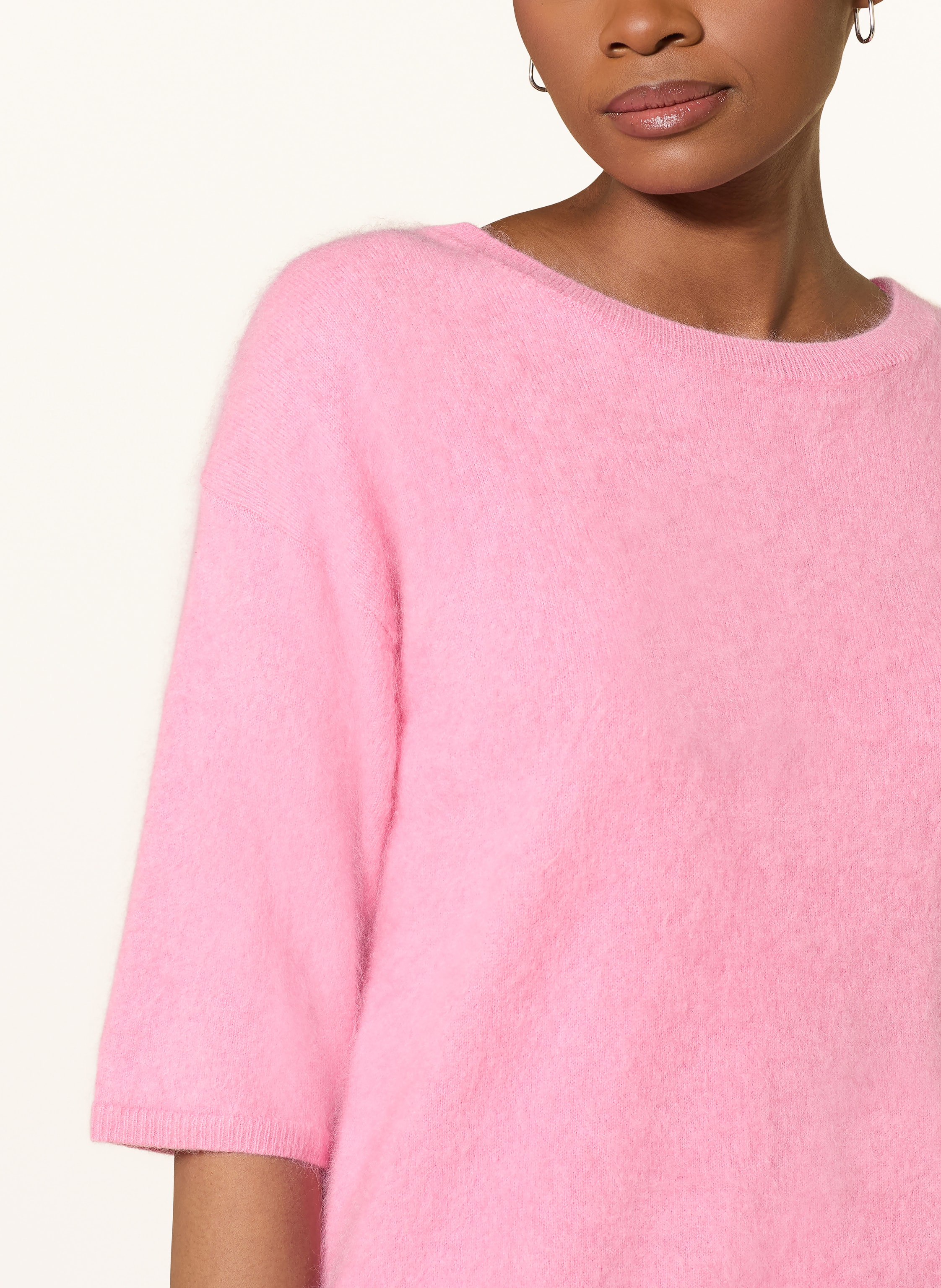 Thumbnail - Darling Harbour Cashmere-Pullover Mit 3/4-Arm pink