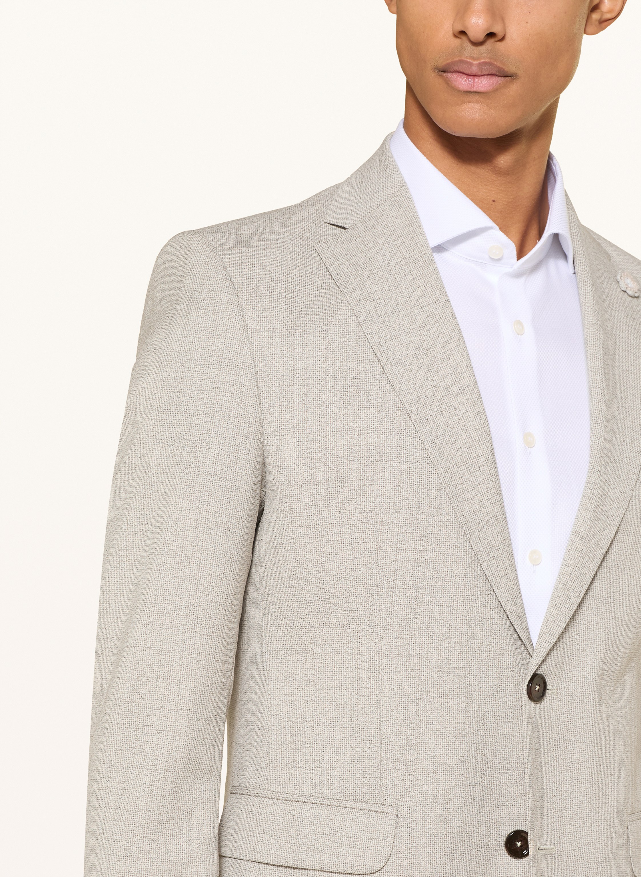 Thumbnail - Cg - Club Of Gents Anzugsakko Cg Paul Slim Fit beige