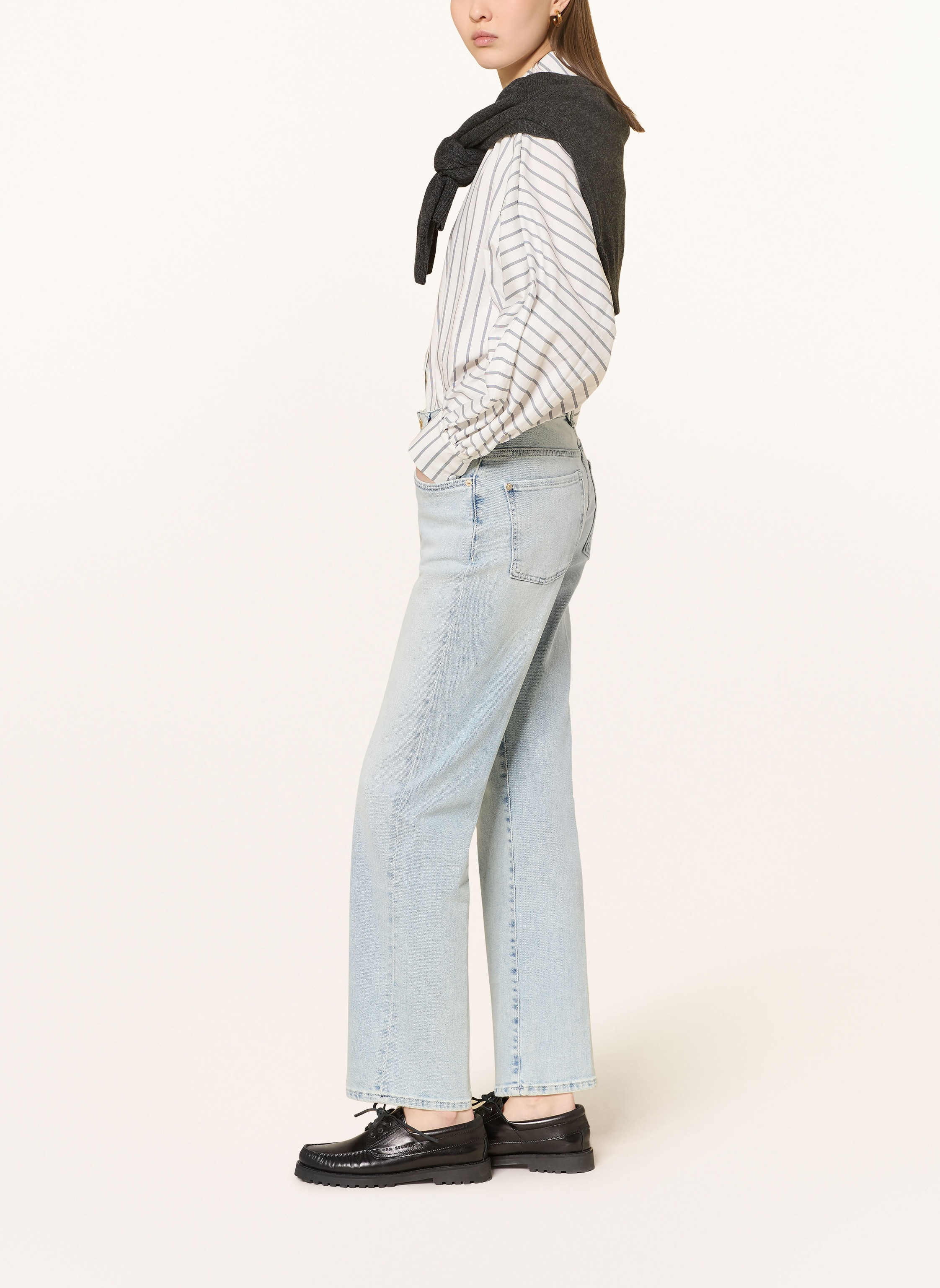 Thumbnail - 7 For All Mankind Straight Jeans Calie blau