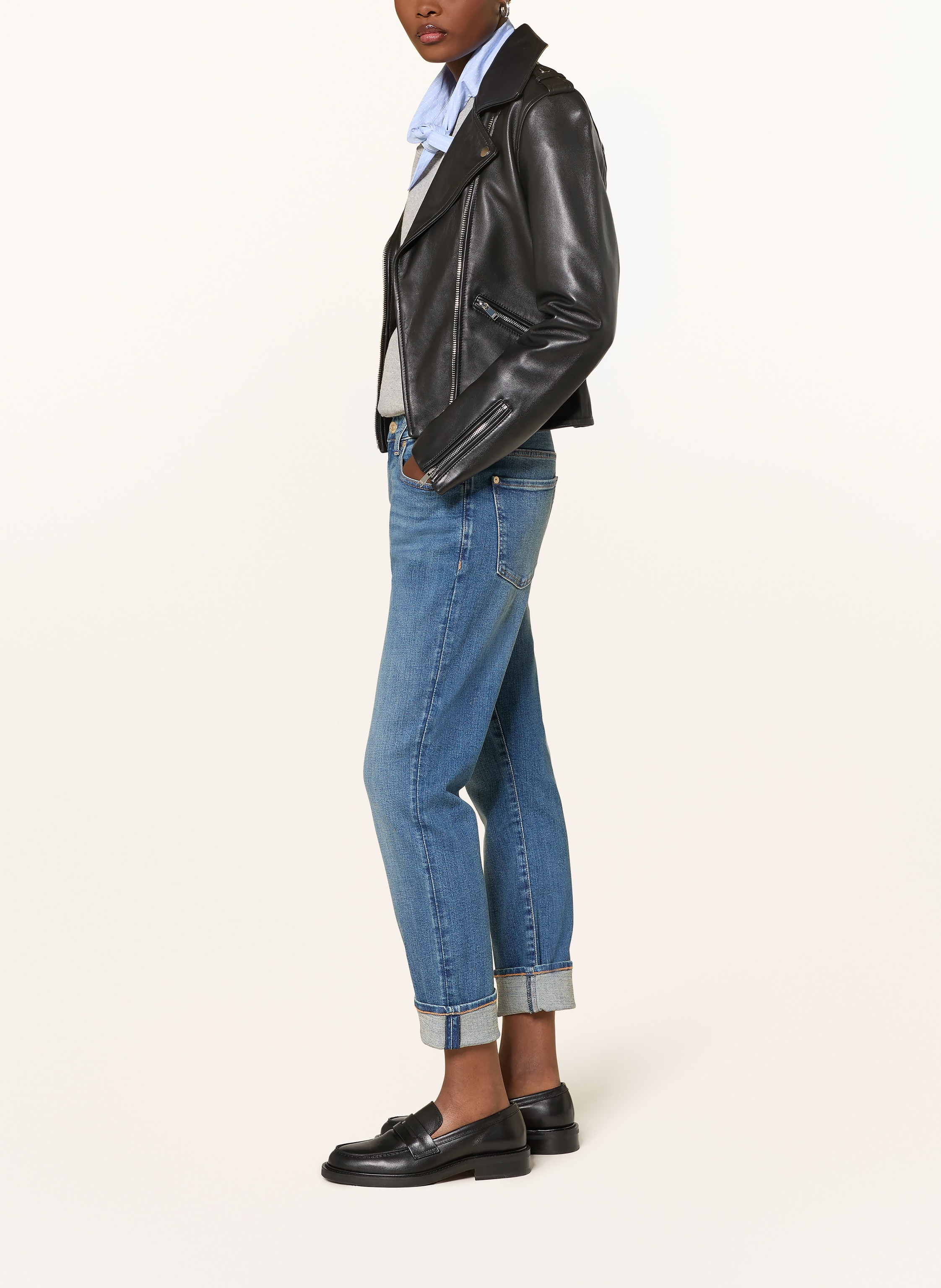 Thumbnail - 7 For All Mankind Skinny Jeans Relaxed Skinny blau