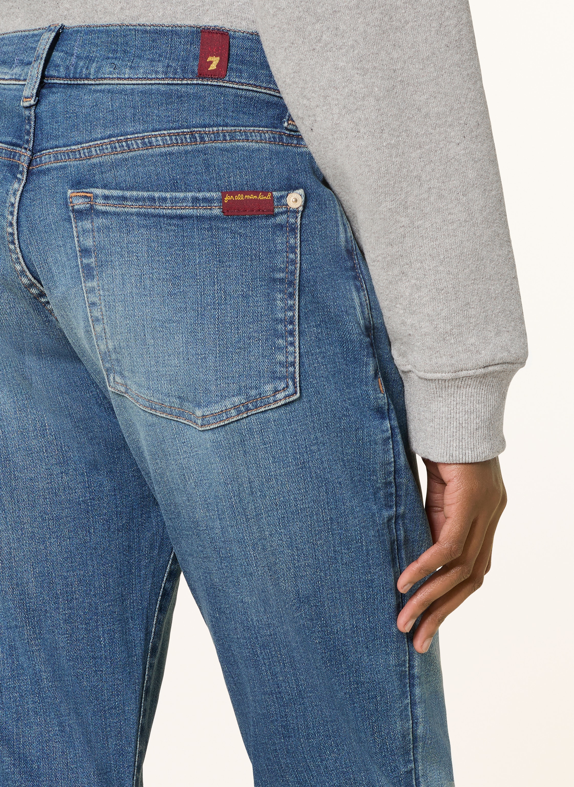 Thumbnail - 7 For All Mankind Skinny Jeans Relaxed Skinny blau