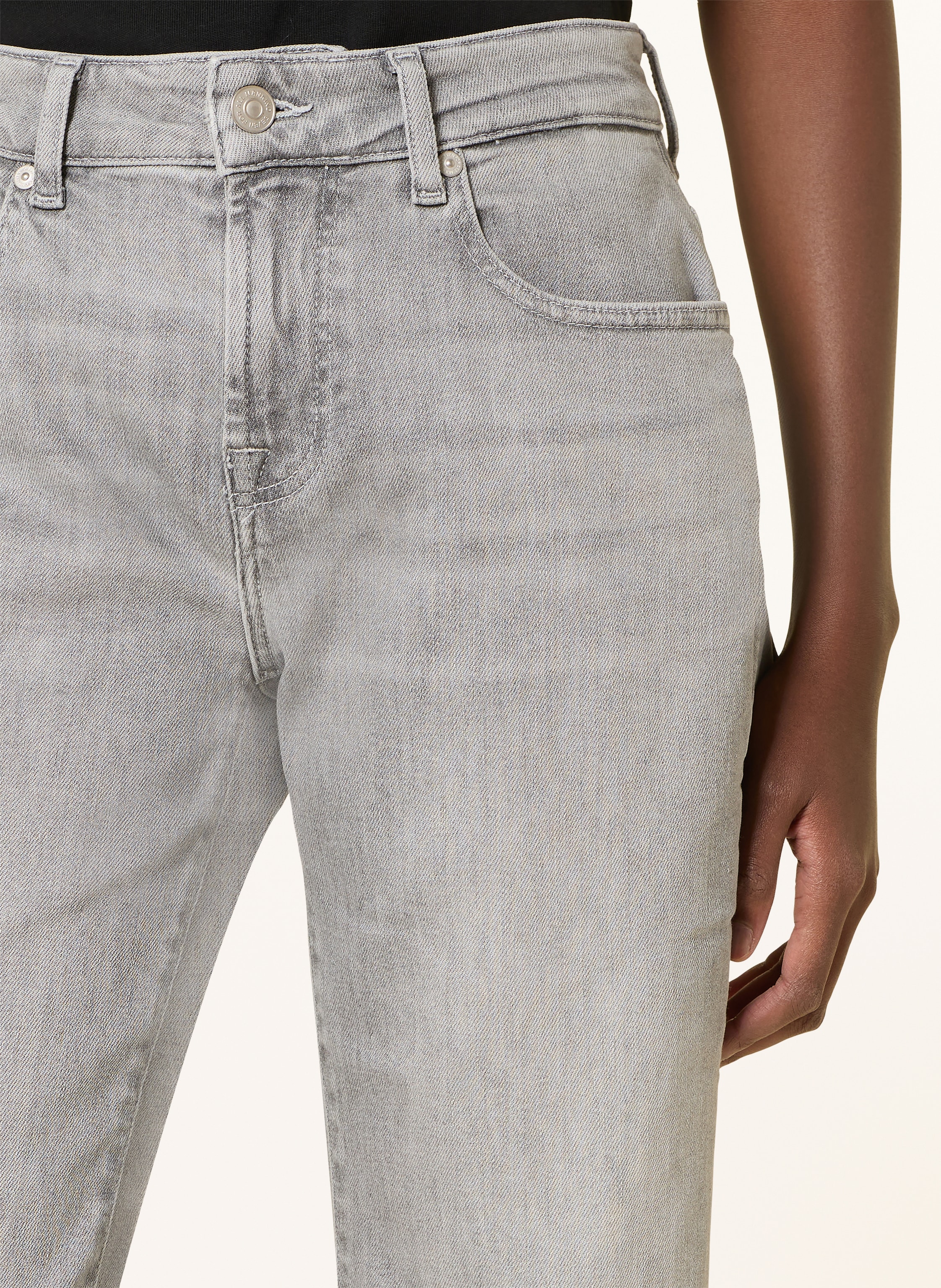 Thumbnail - 7 For All Mankind Straight Jeans Calie Straight grau