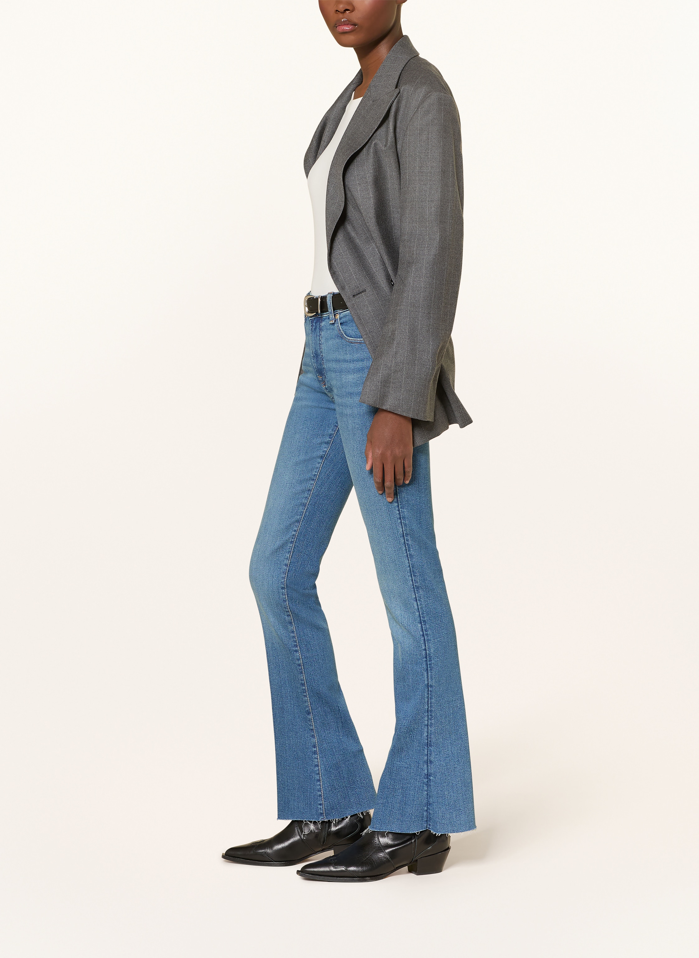 Thumbnail - 7 For All Mankind Bootcut Jeans blau