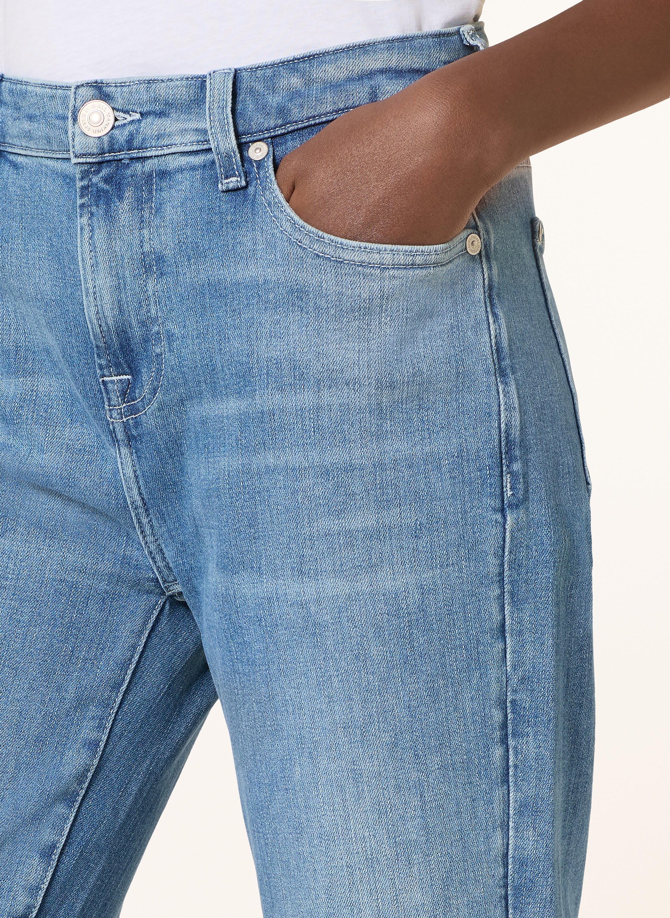 Thumbnail - 7 For All Mankind Flared Jeans The Bell blau