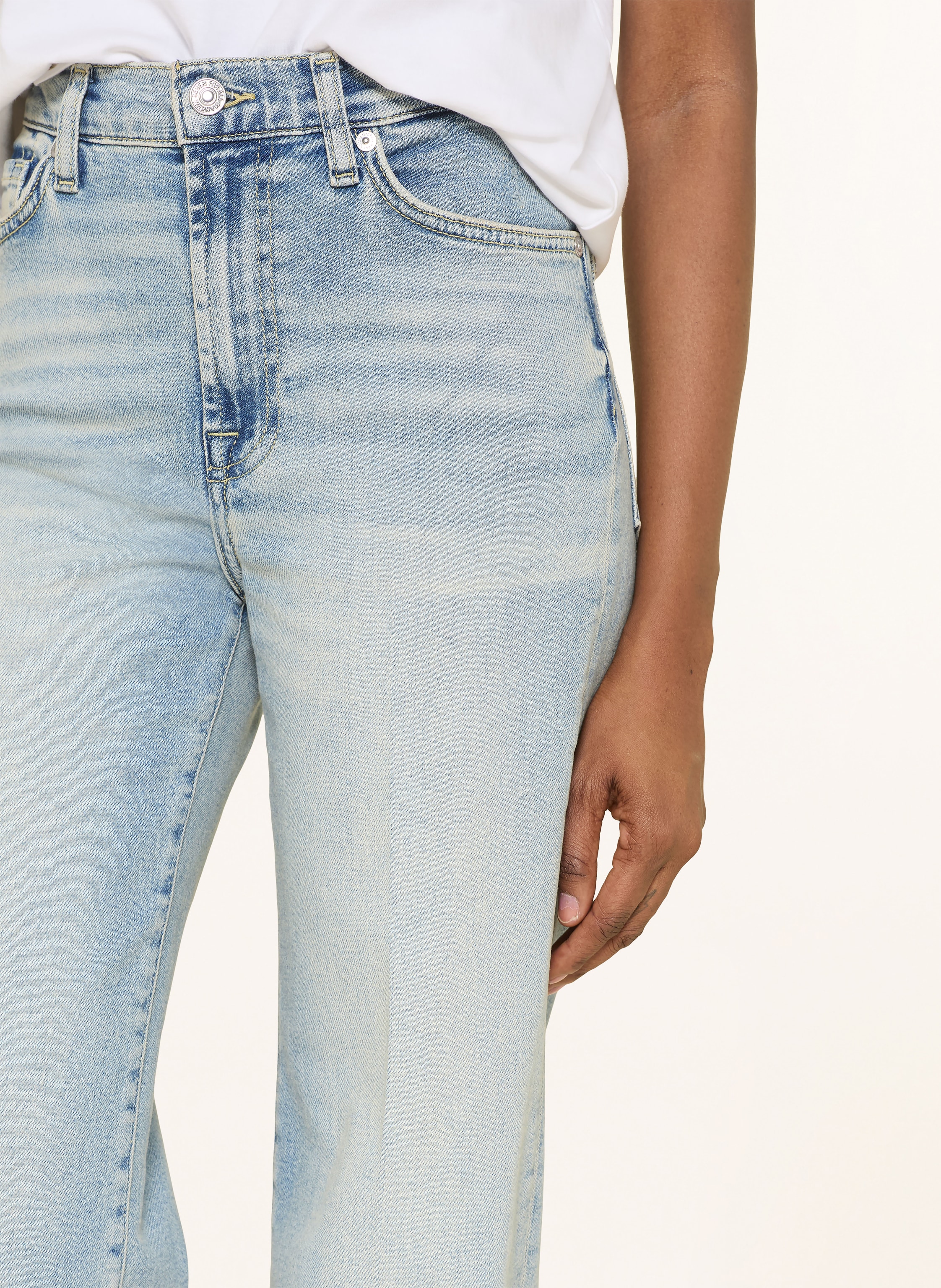 Thumbnail - 7 For All Mankind Flared Jeans Modern Dojo blau