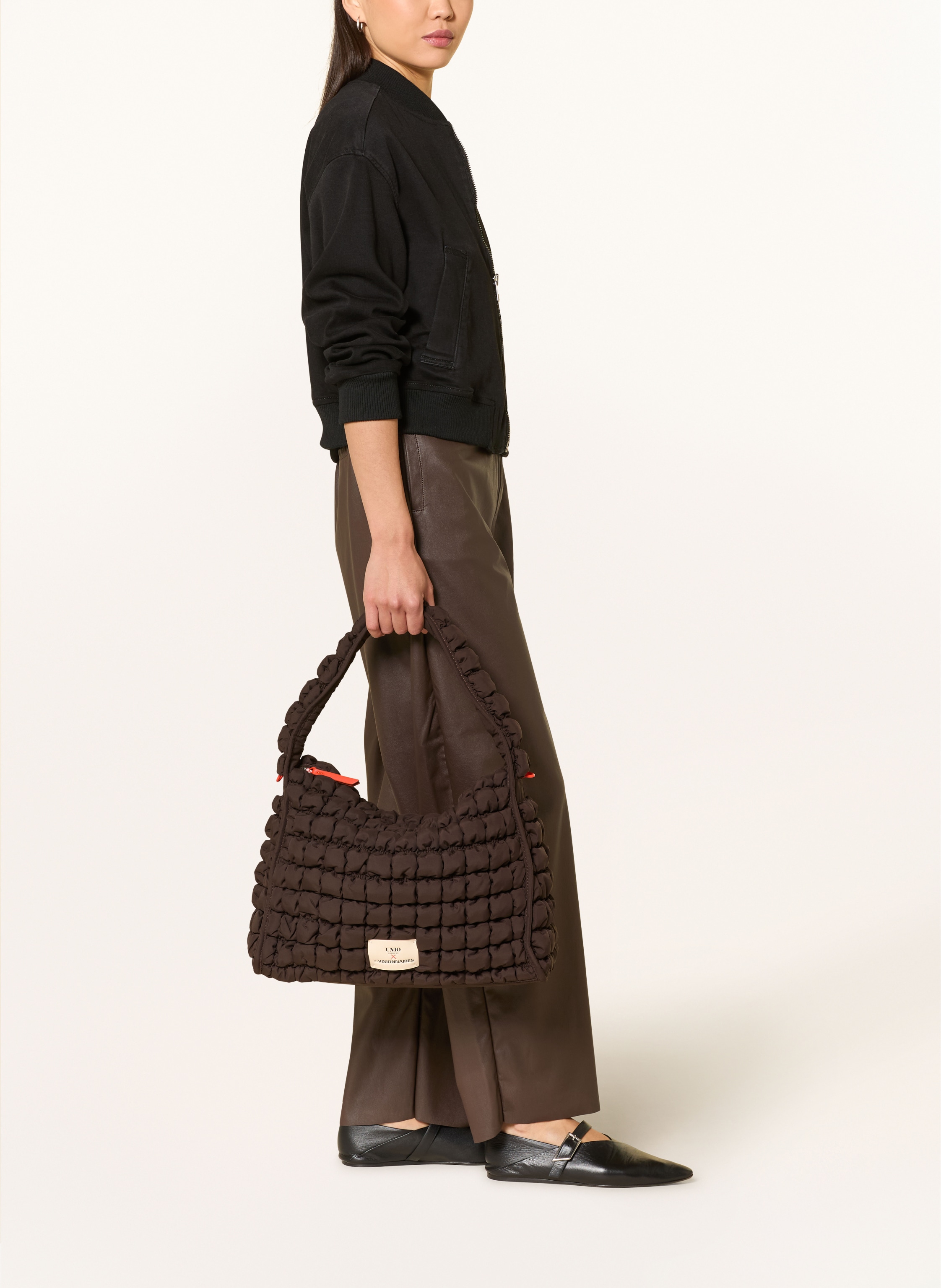 Thumbnail - Unio Schultertasche Bubble braun