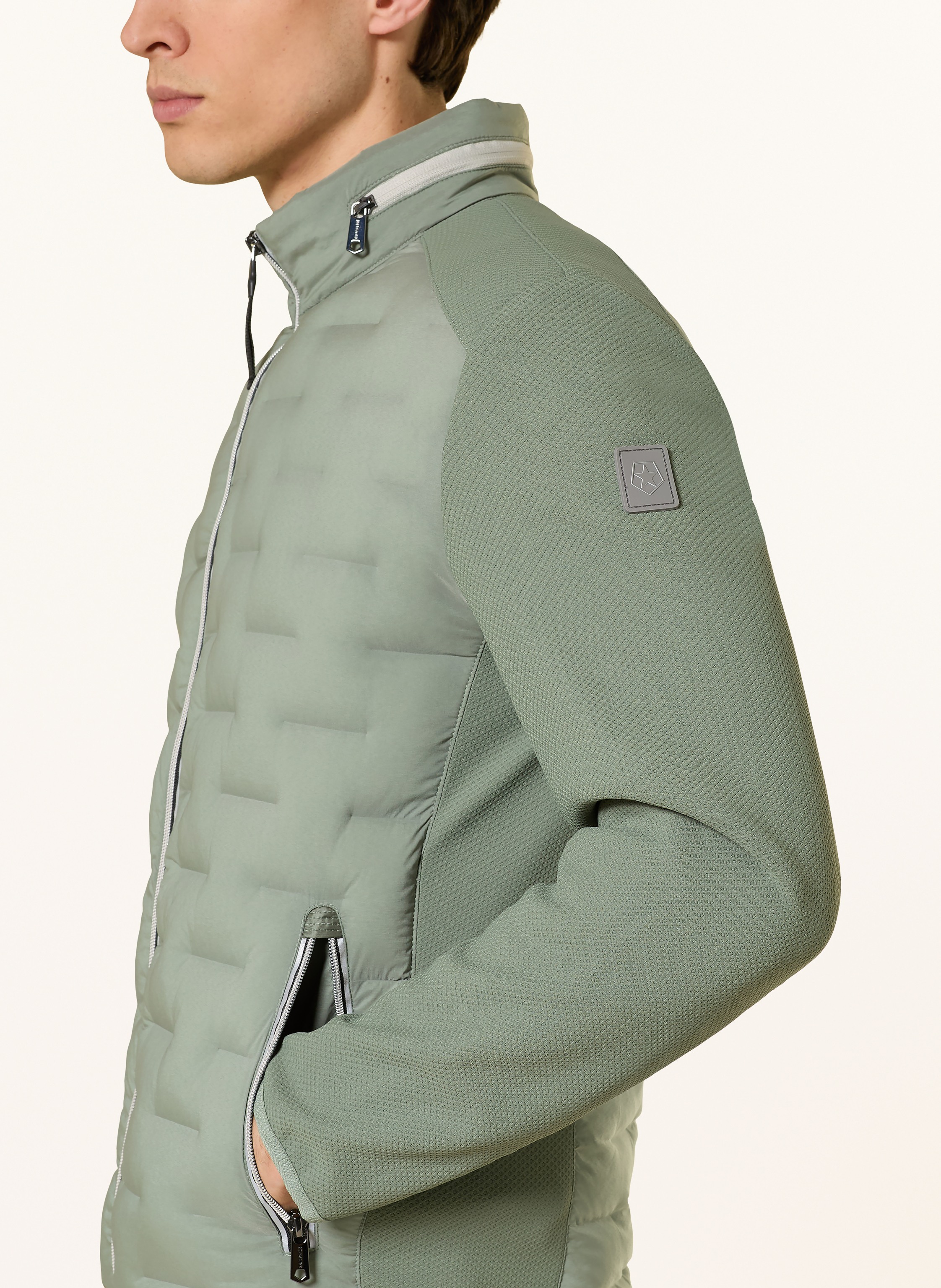 Thumbnail - Milestone Steppjacke Msnerano Im Materialmix Mit Dupont™ Sorona®-Isolierung gruen