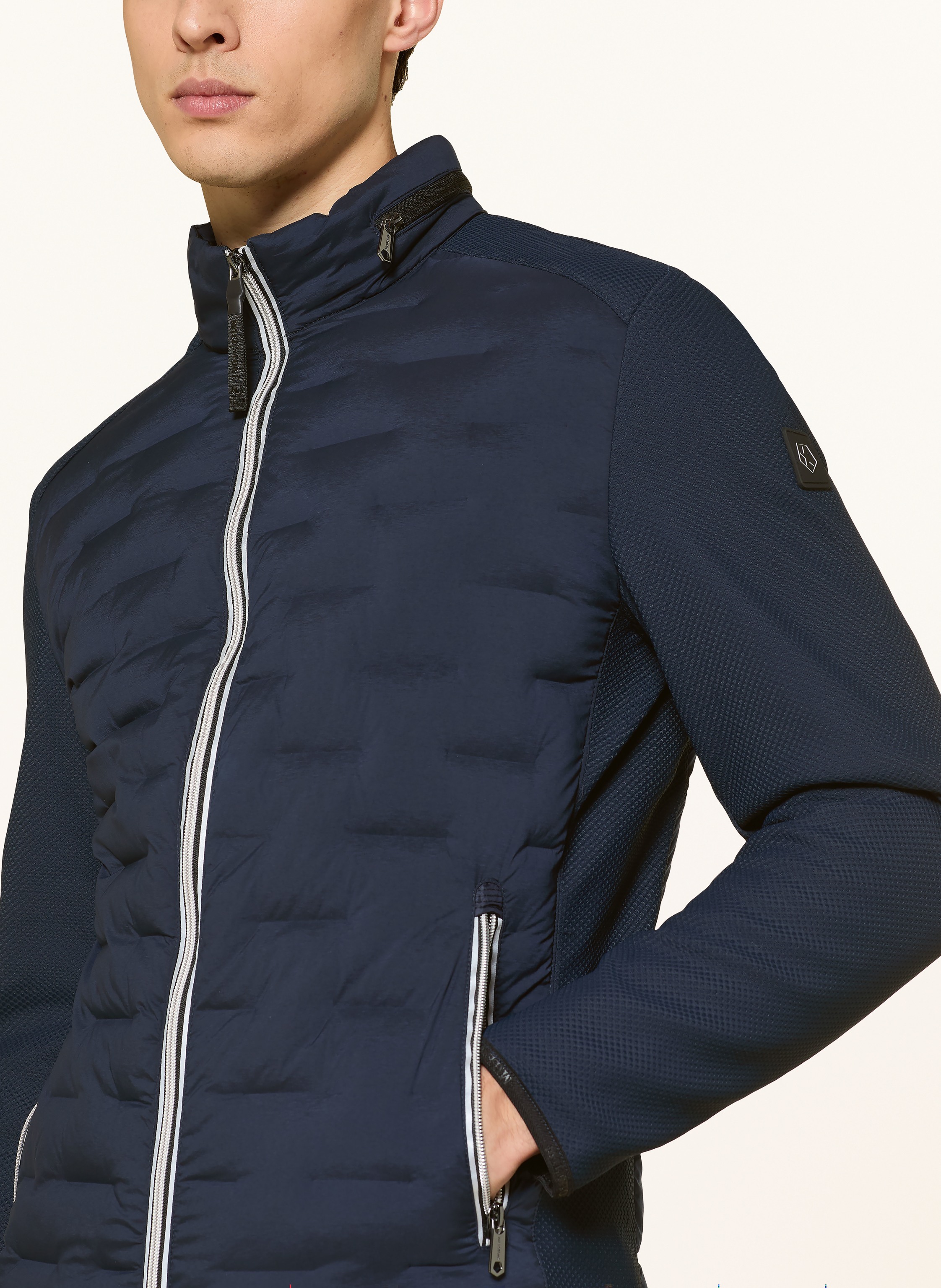 Thumbnail - Milestone Steppjacke Msnerano Im Materialmix Mit Dupont™ Sorona®-Isolierung blau