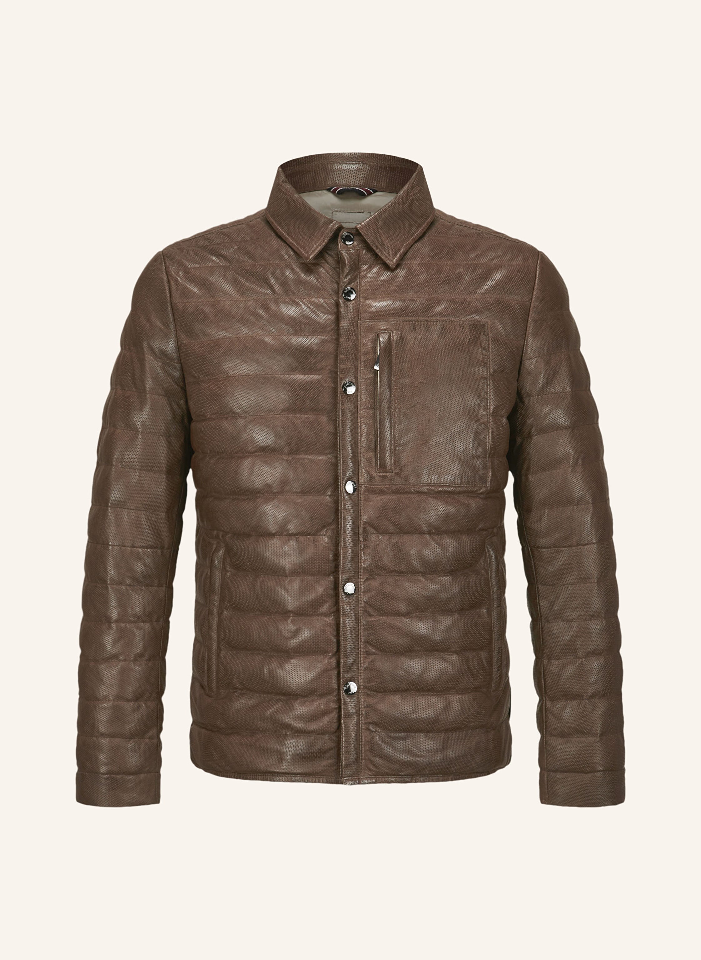 Milestone Lederjacke Msbenny braun