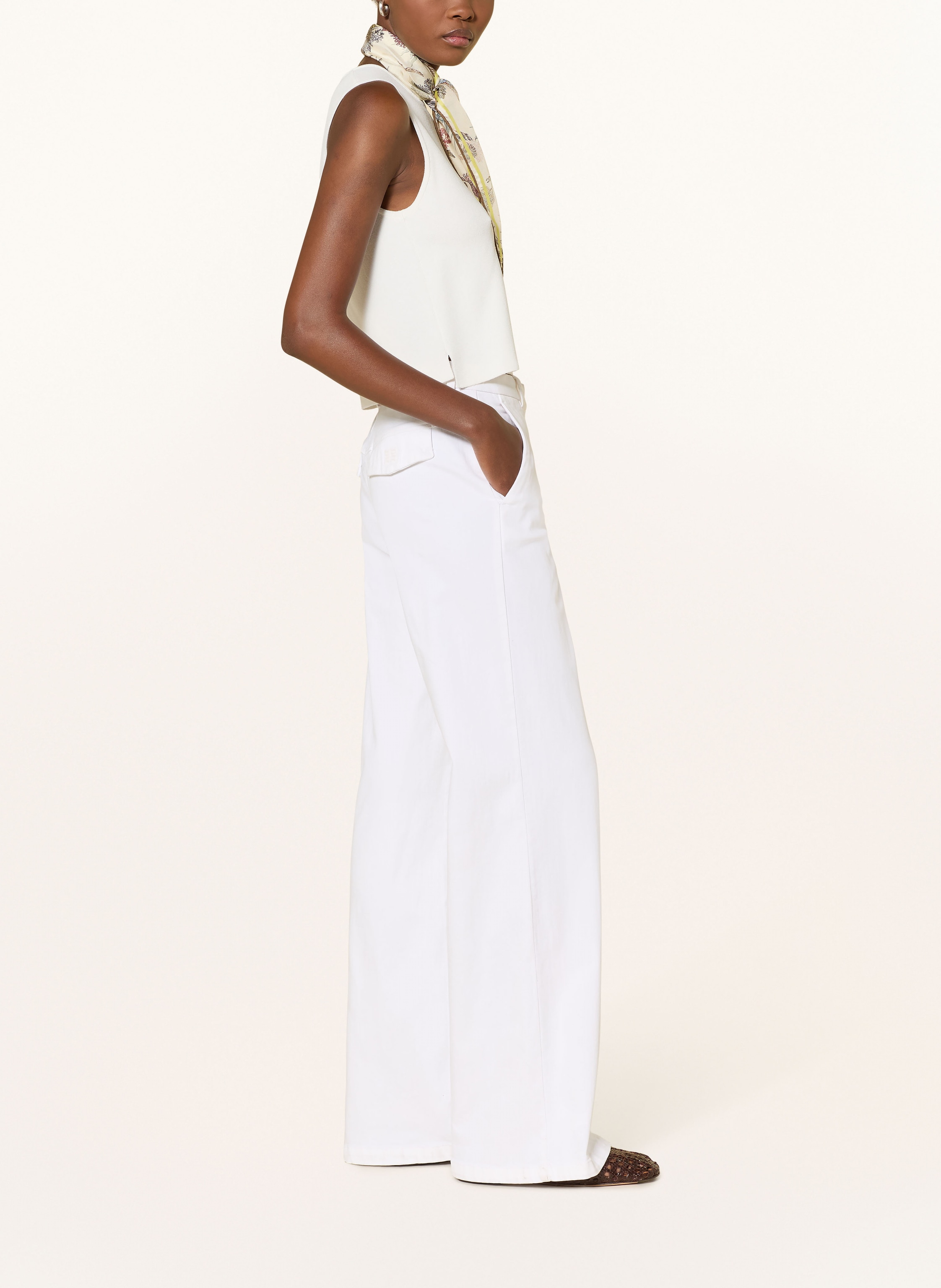 Thumbnail - Riani Wide Leg Jeans weiss