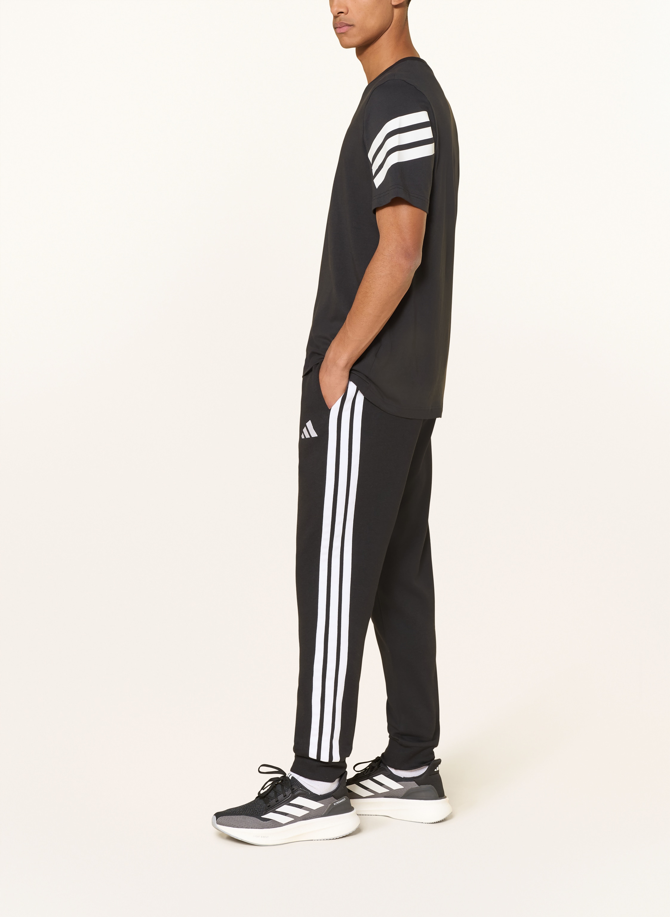 Thumbnail - Adidas Sweatpants Essentials 3-Stripes schwarz