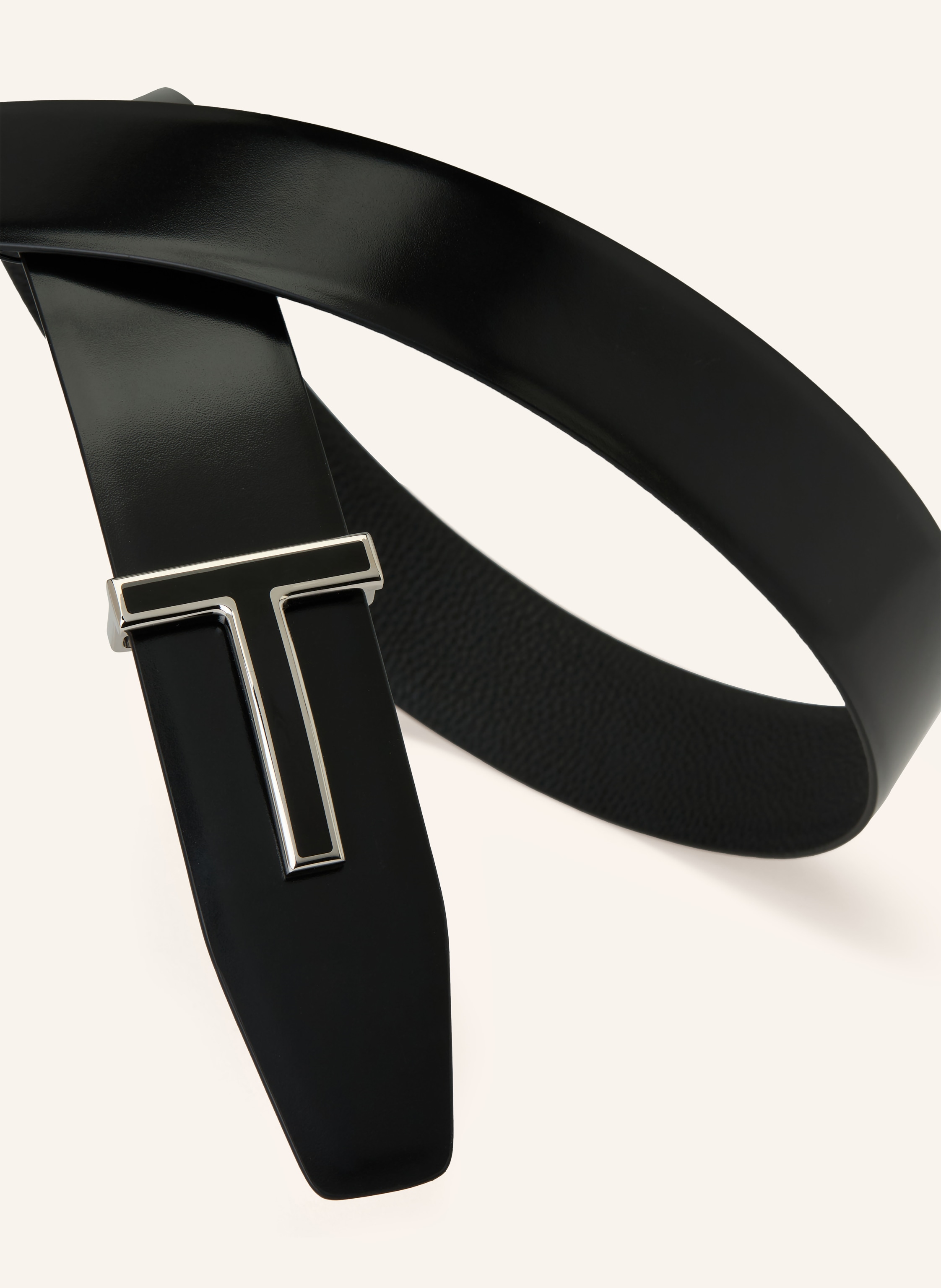 Thumbnail - Tom Ford Ledergürtel Zum Wenden schwarz