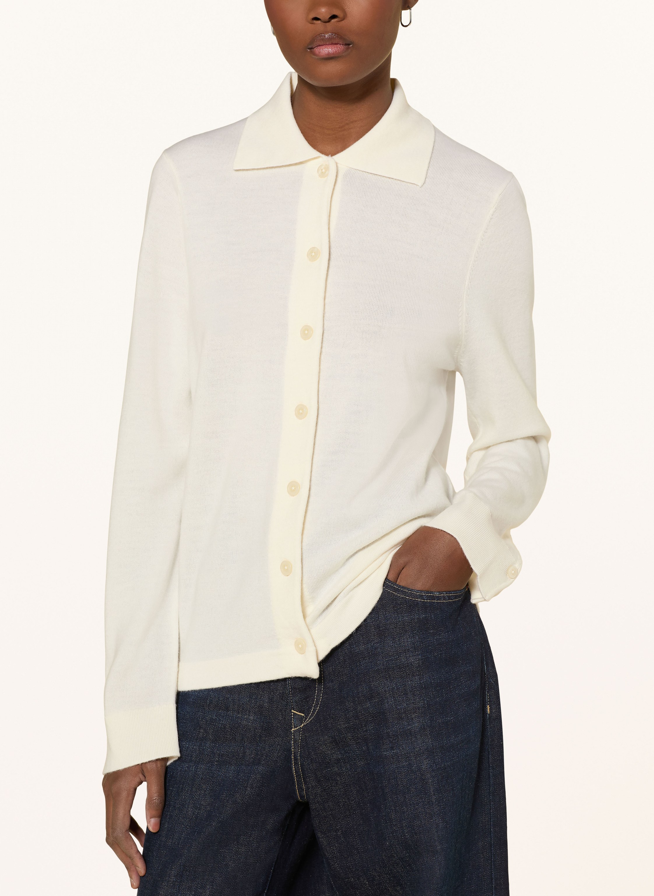 Thumbnail - Selected Femme Strickjacke weiss