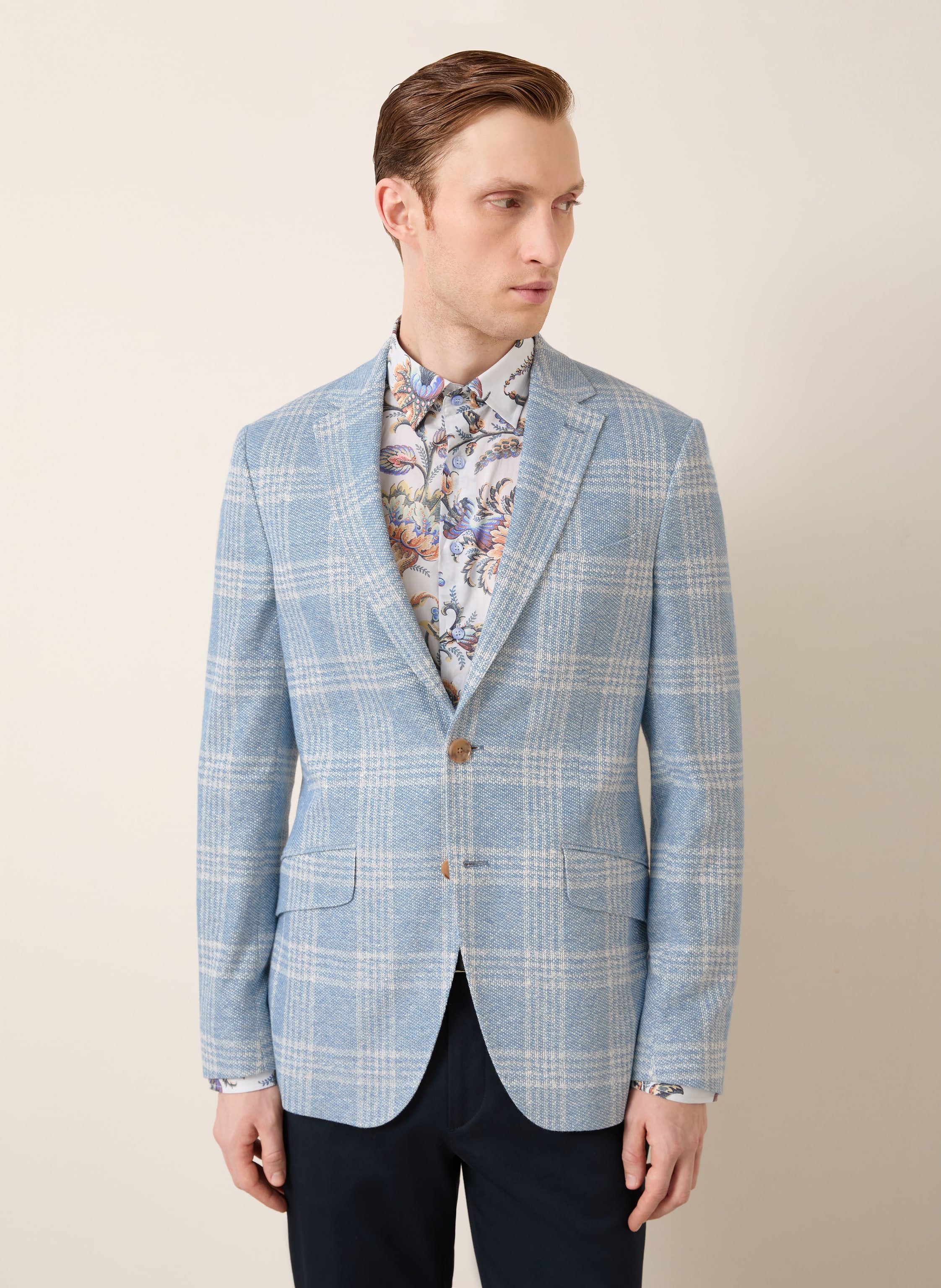 Thumbnail - Etro Sakko Extra Slim Fit blau