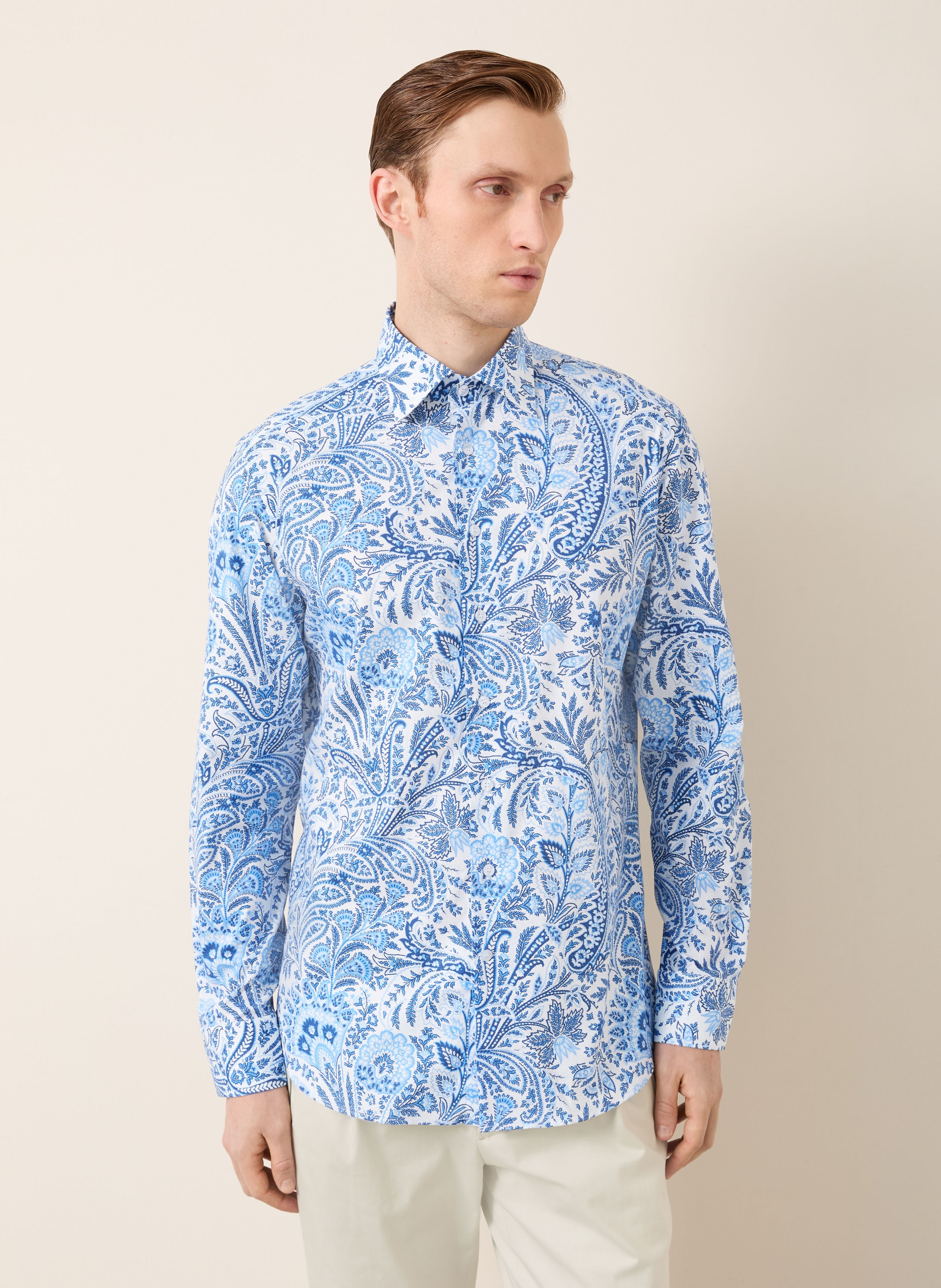 Thumbnail - Etro Hemd Regular Fit blau