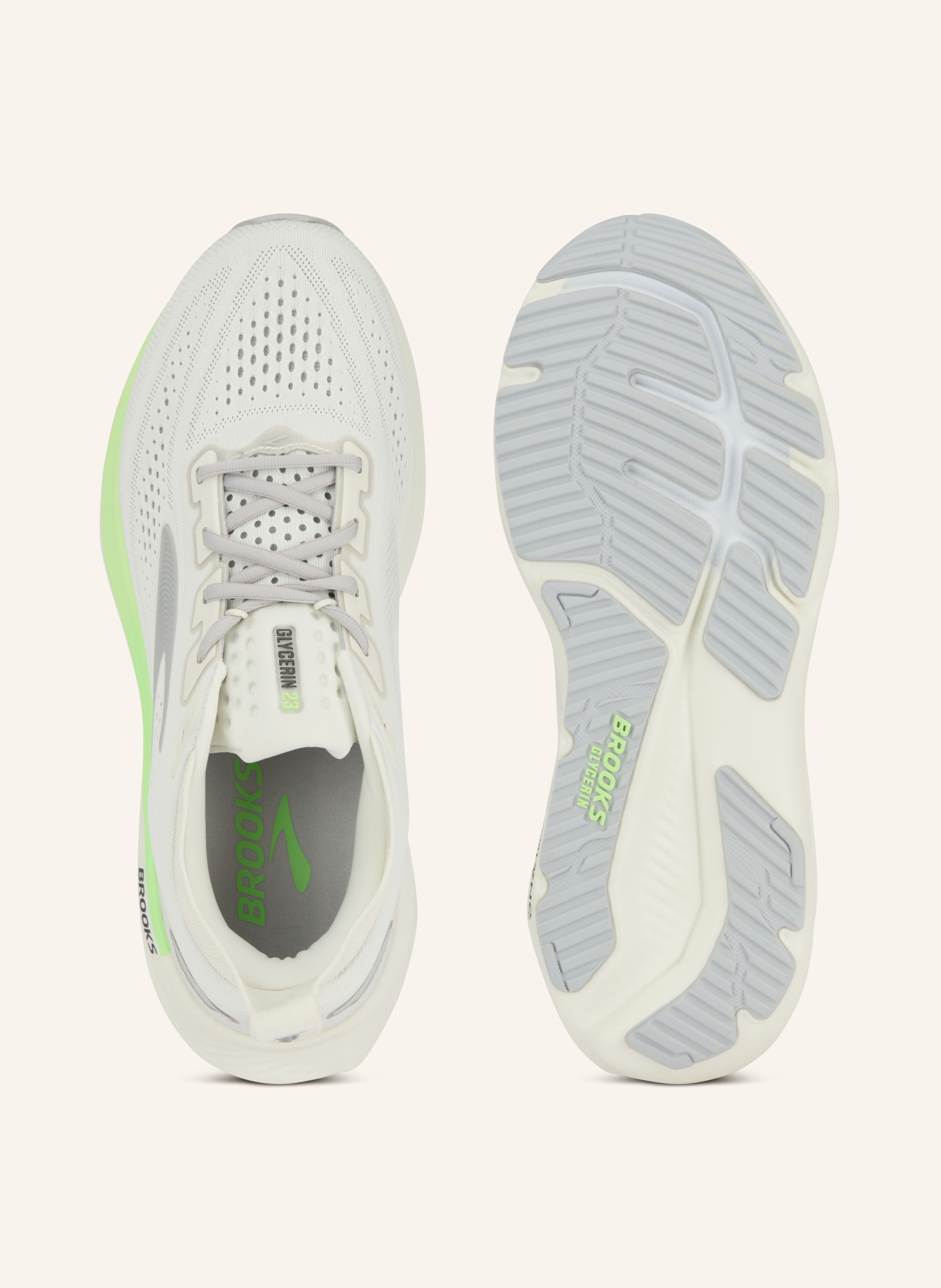 Thumbnail - Brooks Laufschuhe Glycerin 23 weiss