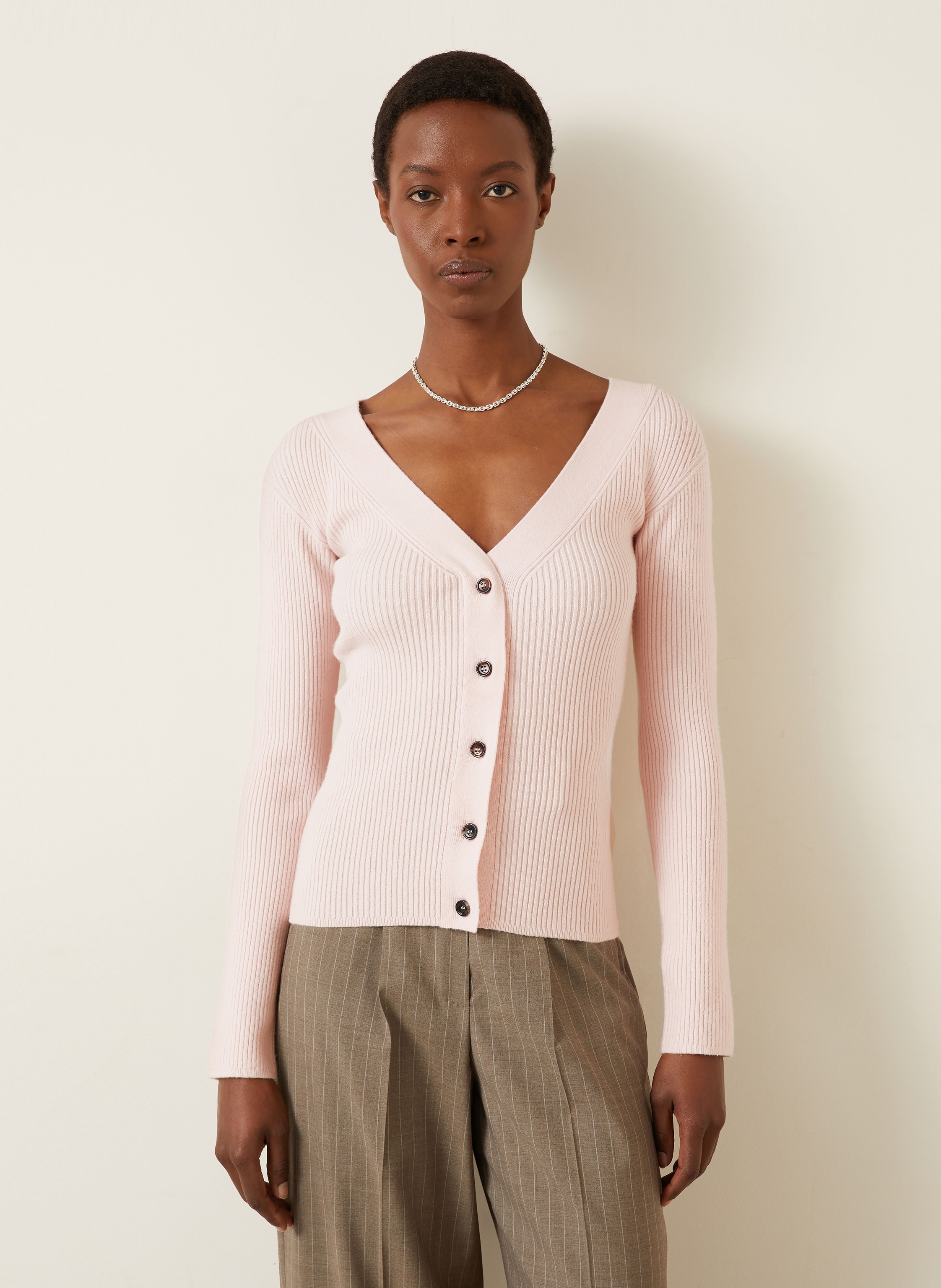 Thumbnail - Max Mara Strickjacke Gioiosa rosa