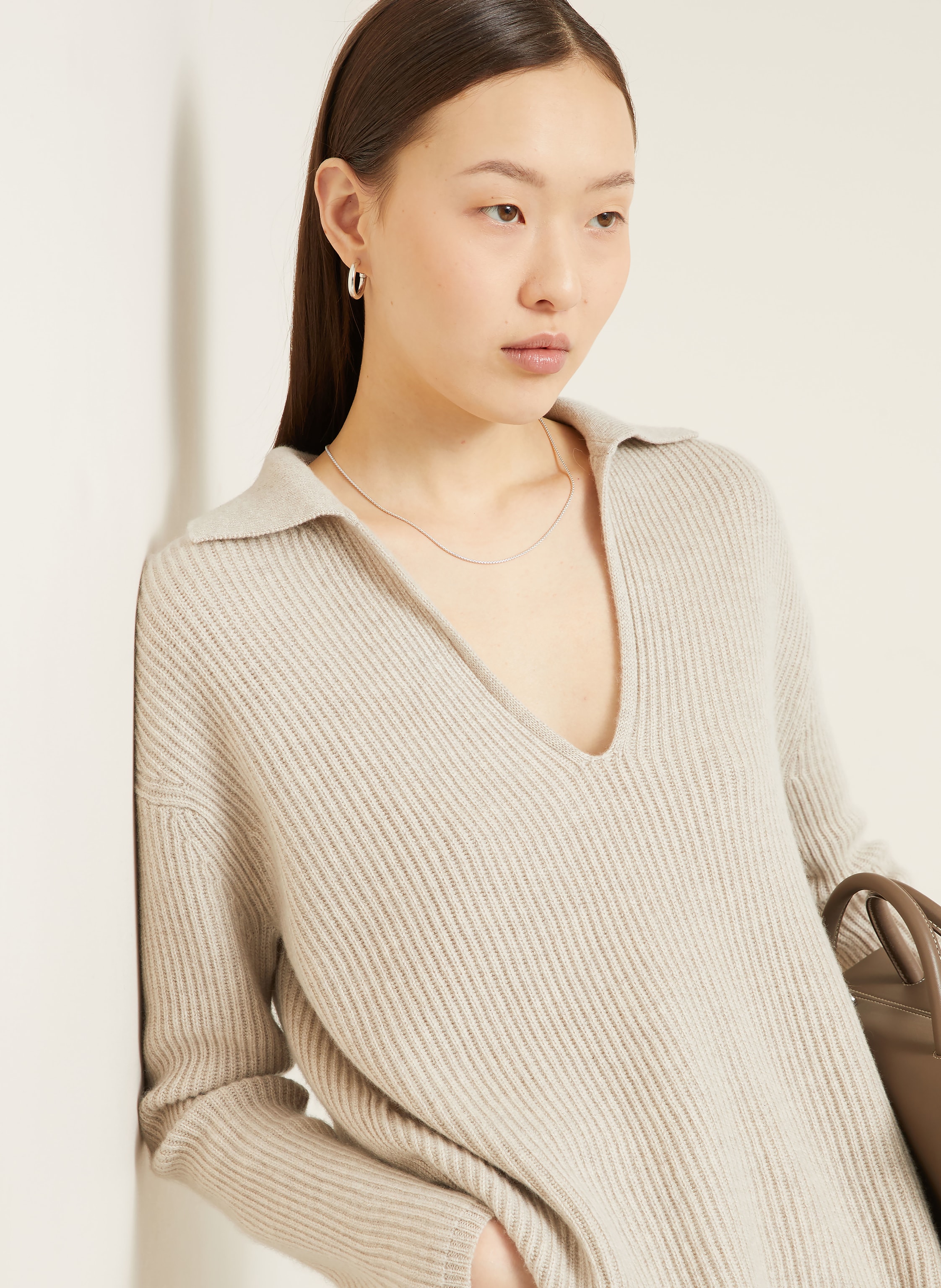 Thumbnail - Max Mara Cashmere-Pullover Mxmgomma beige