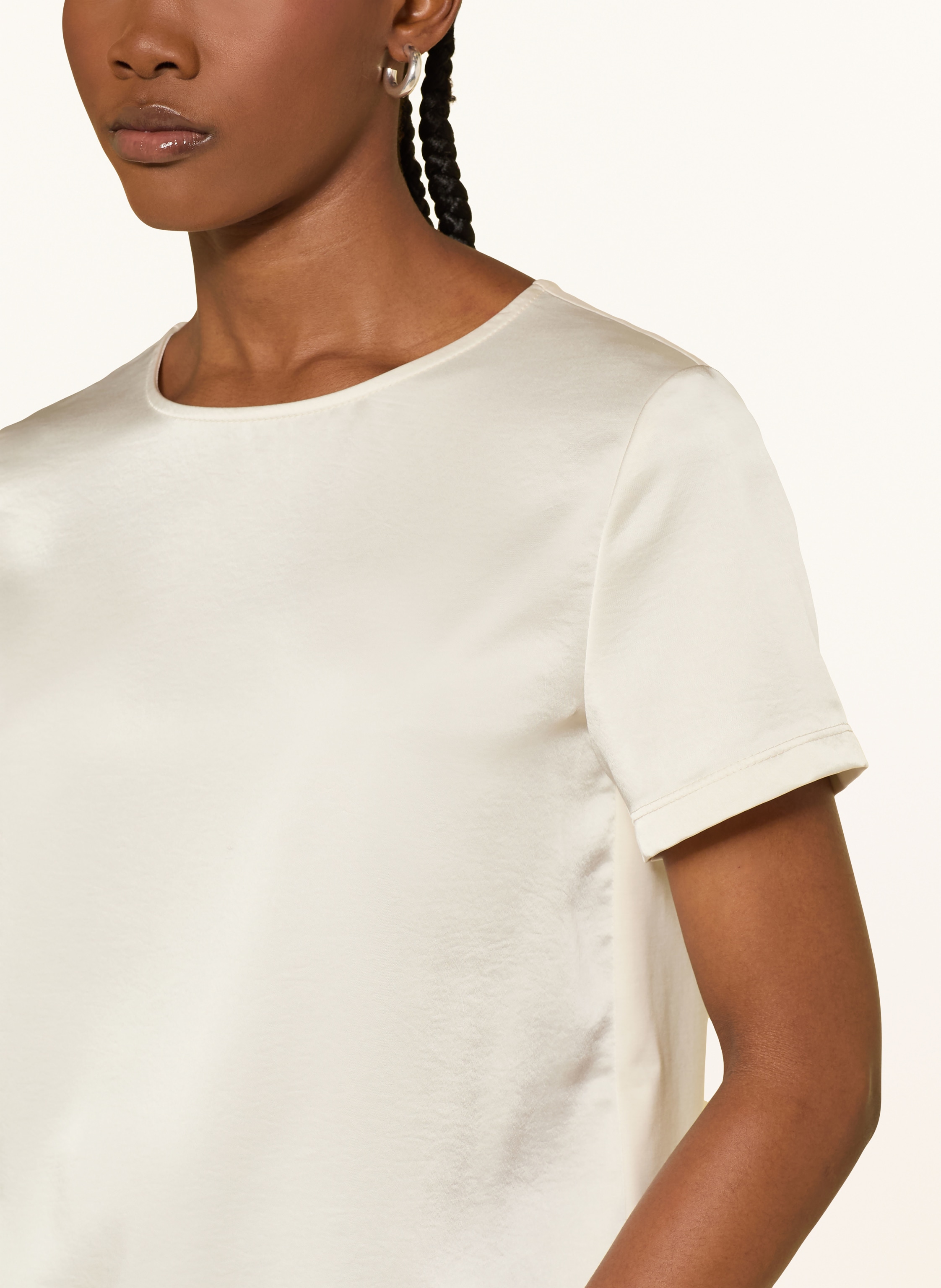 Thumbnail - Weekend Max Mara Blusenshirt Zona Im Materialmix weiss