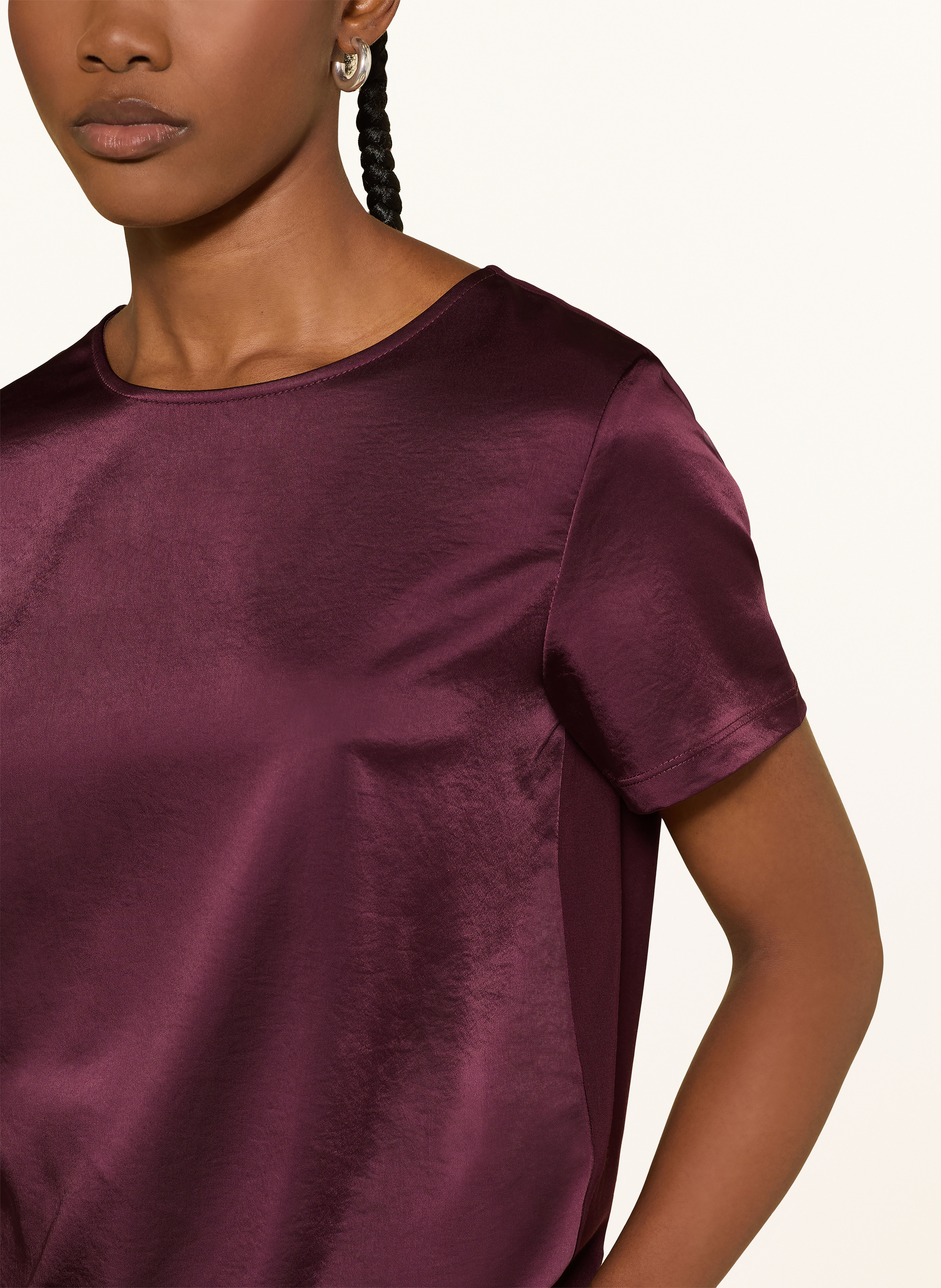 Thumbnail - Weekend Max Mara Blusenshirt Zona Im Materialmix rot