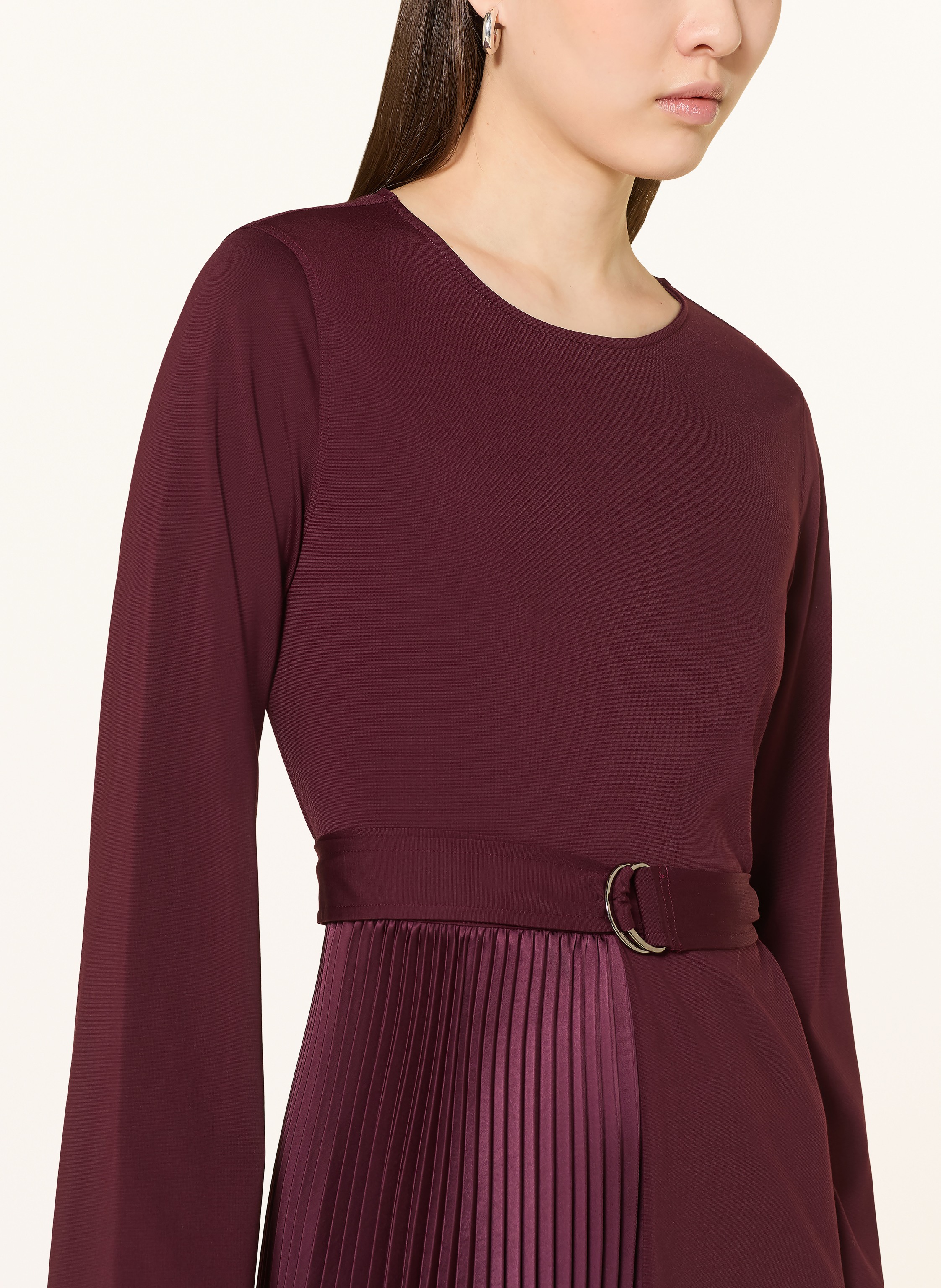 Thumbnail - Weekend Max Mara Kleid Alamo Mit Plissee rot