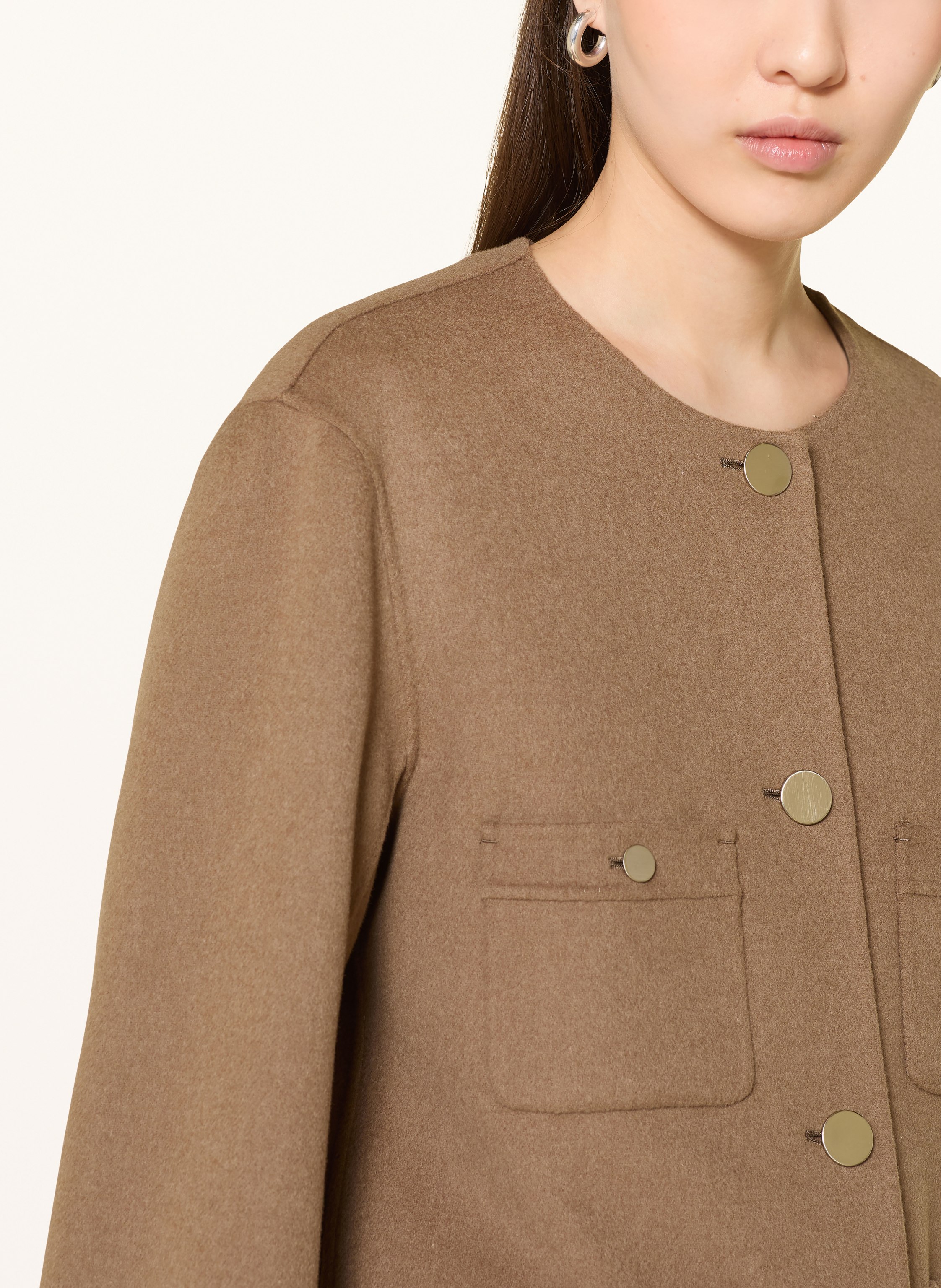 Thumbnail - S Max Mara Cabanjacke braun