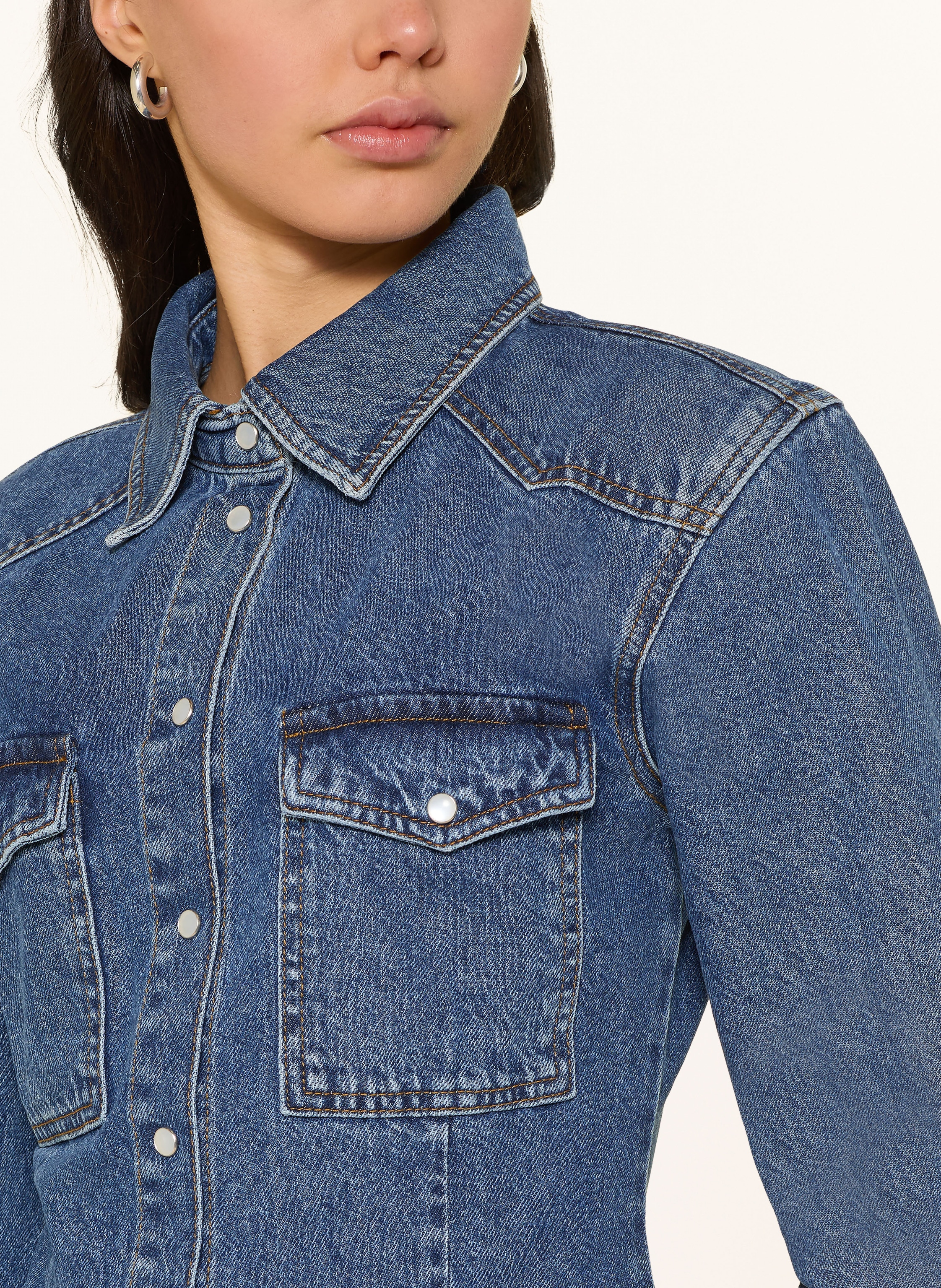 Thumbnail - Malina Jeansjacke Anthea blau